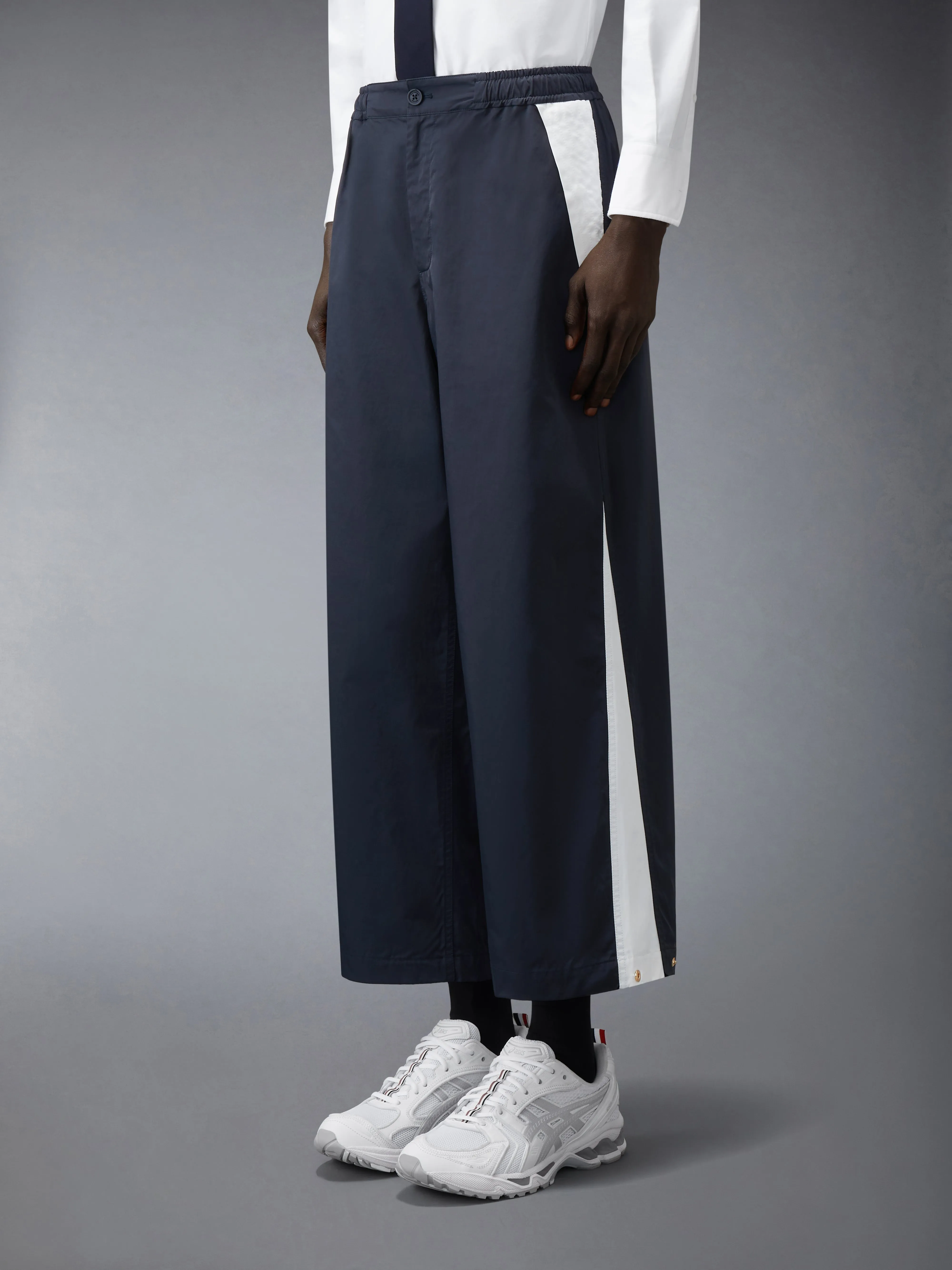 POLY TECH TRACK PANT sold by Thom Browne product image thumbnail 3