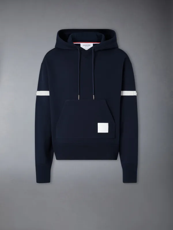 LOOPBACK JERSEY ARMBAND OVERSIZED HOODIE made by Thom Browne