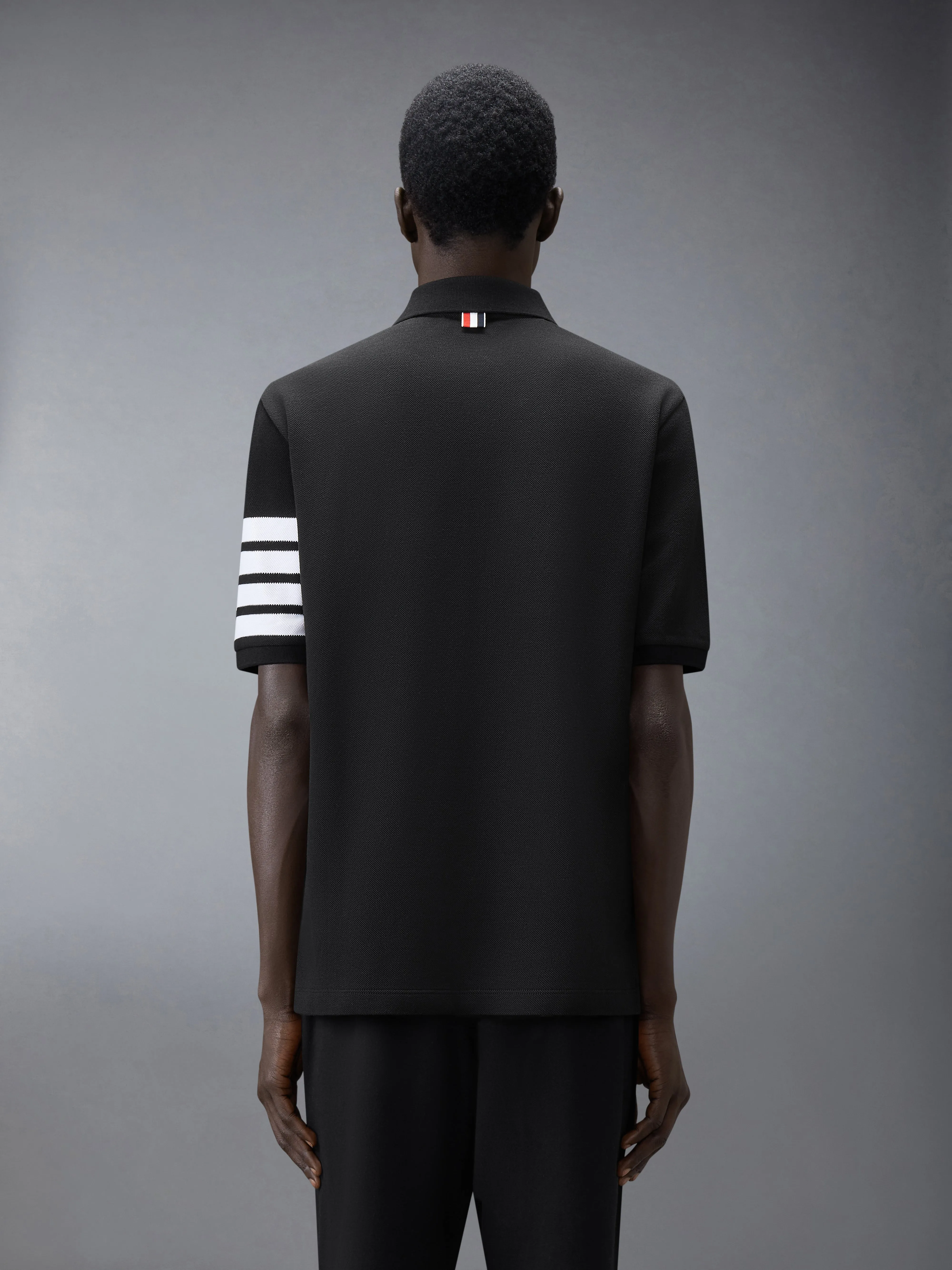 PIQUE 4-BAR POLO sold by Thom Browne product image thumbnail 3