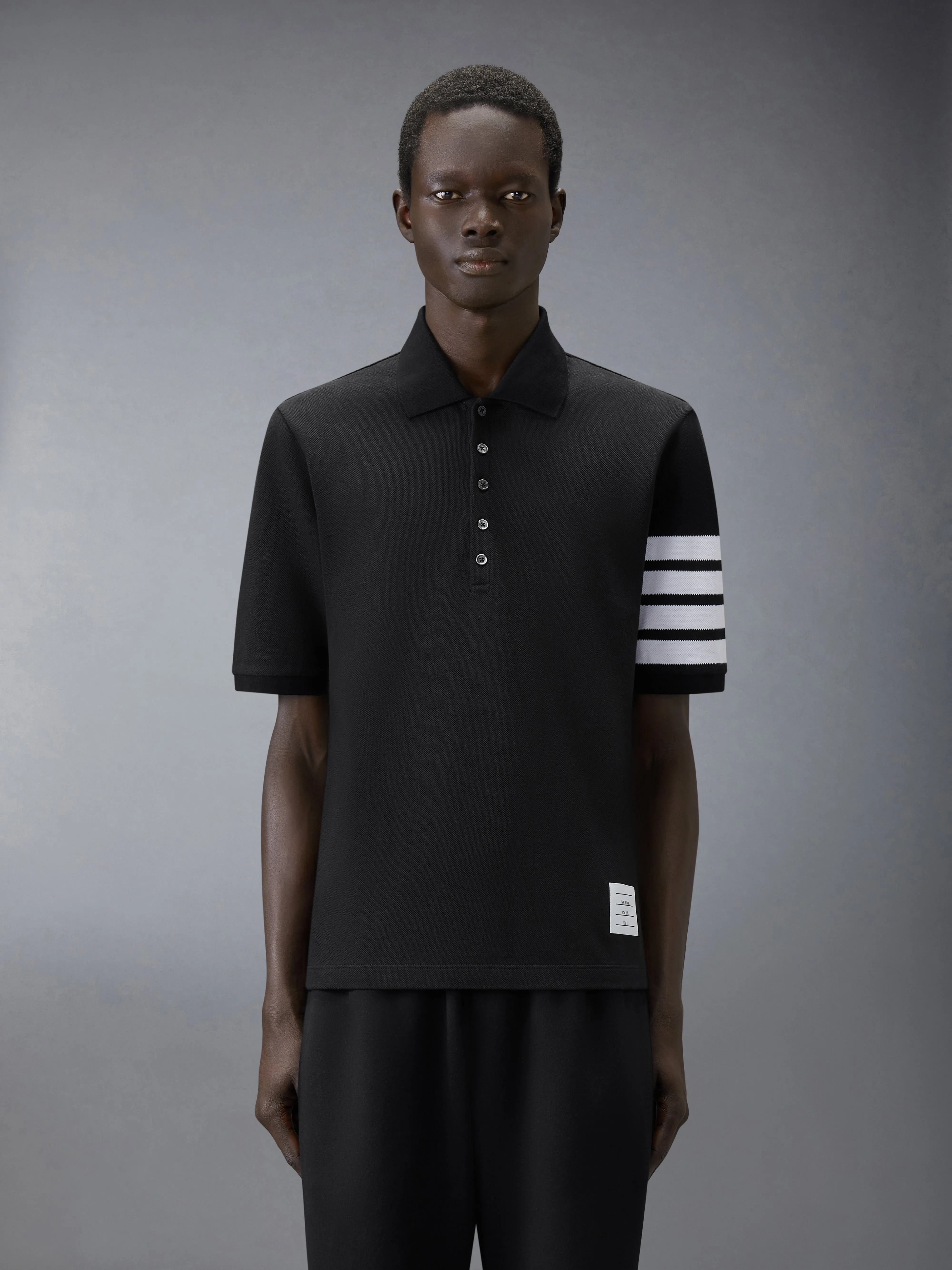 PIQUE 4-BAR POLO sold by Thom Browne product image thumbnail 2