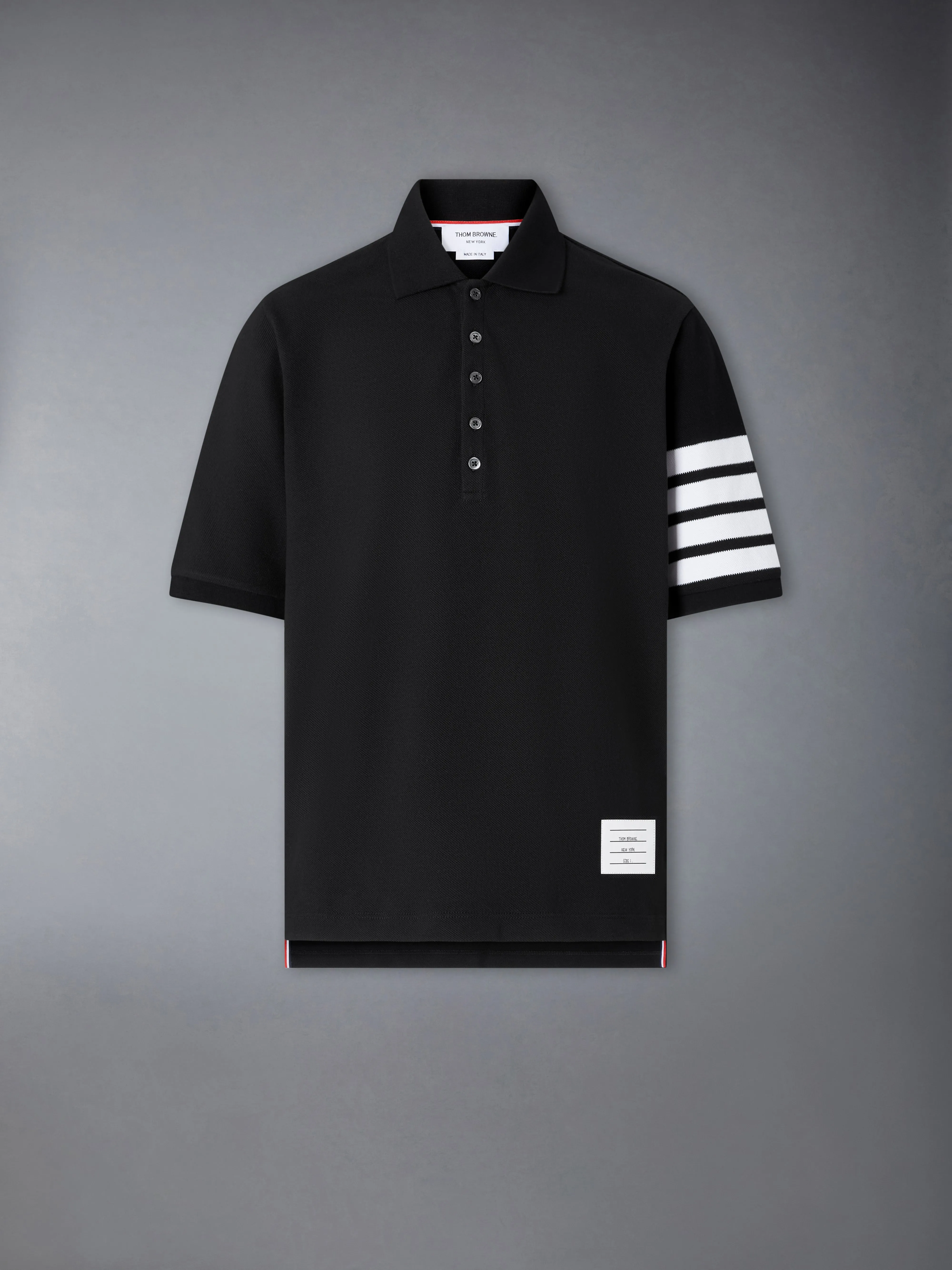 PIQUE 4-BAR POLO sold by Thom Browne