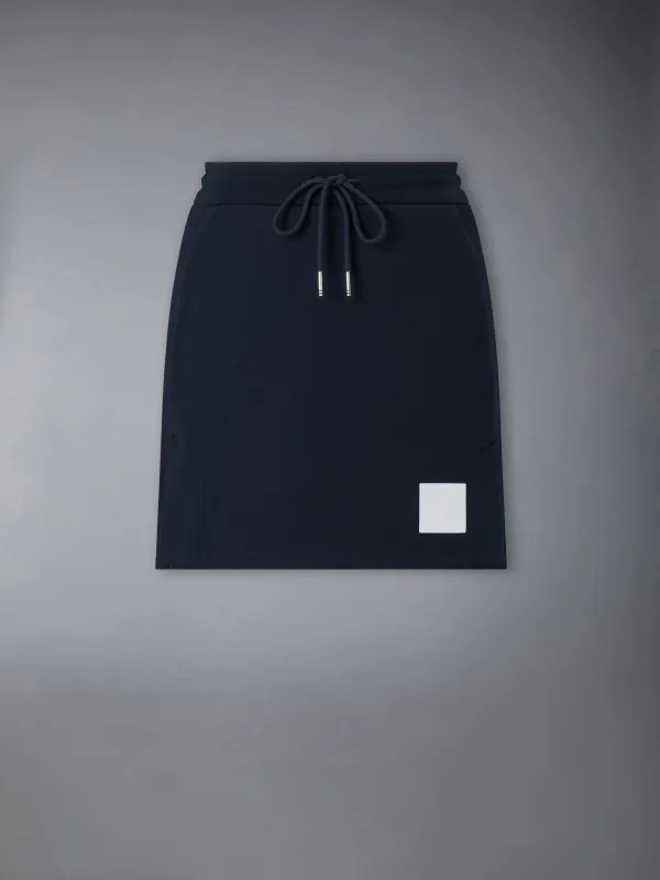 CLASSIC LOOPBACK JERSEY MINI SKIRT sold by Thom Browne