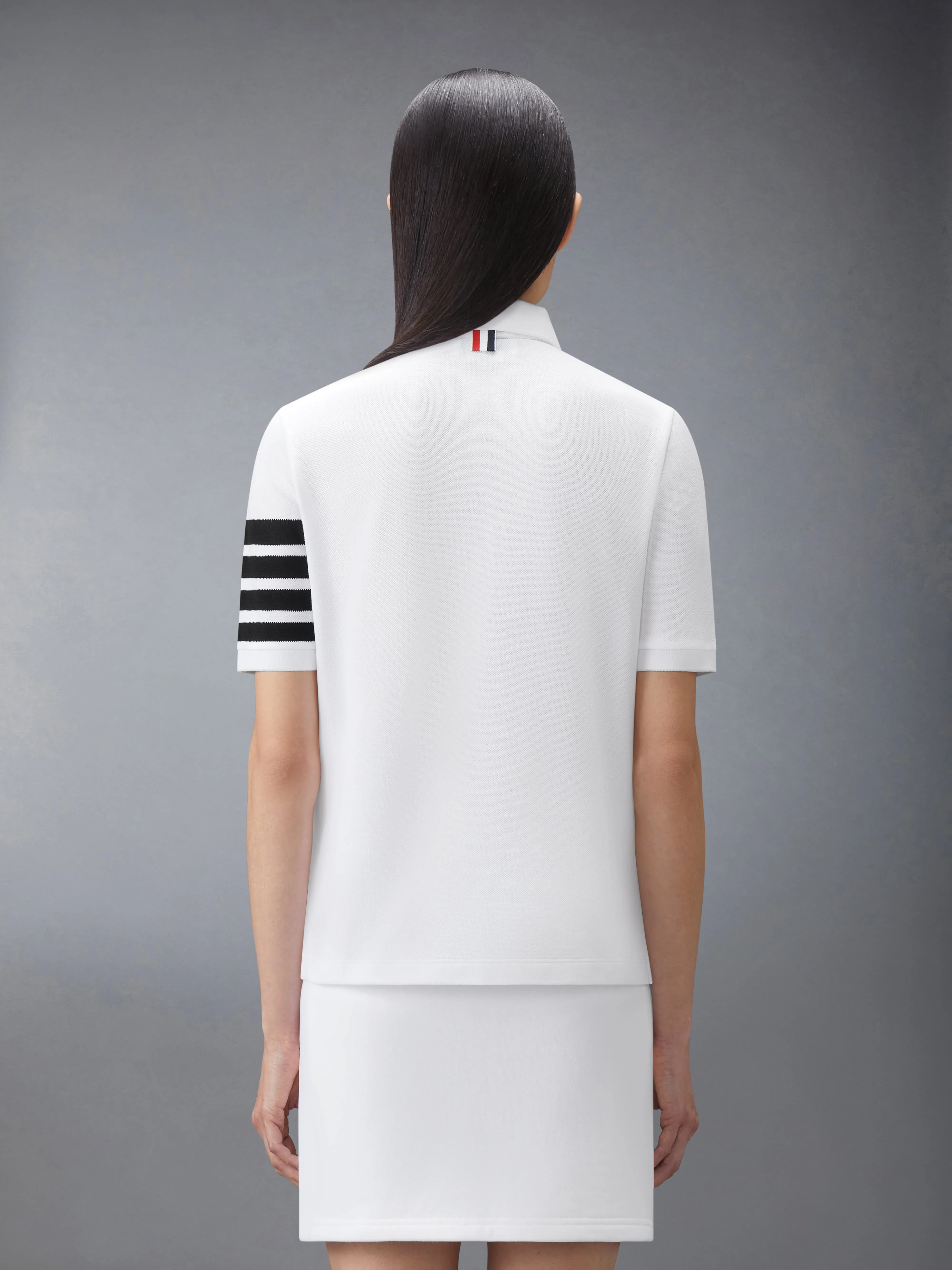 PIQUE 4-BAR POLO sold by Thom Browne product image thumbnail 3