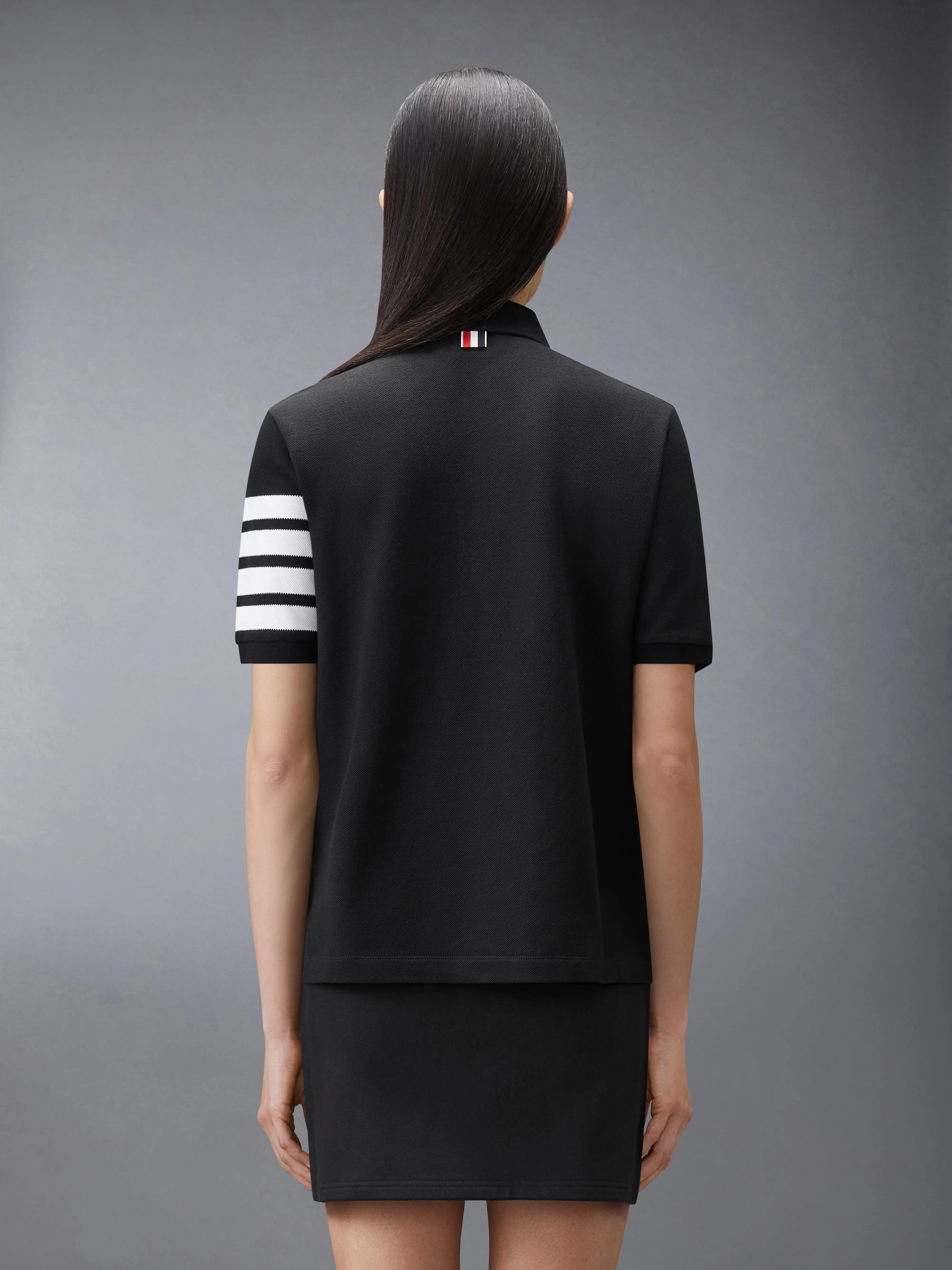 PIQUE 4-BAR POLO sold by Thom Browne product image thumbnail 3