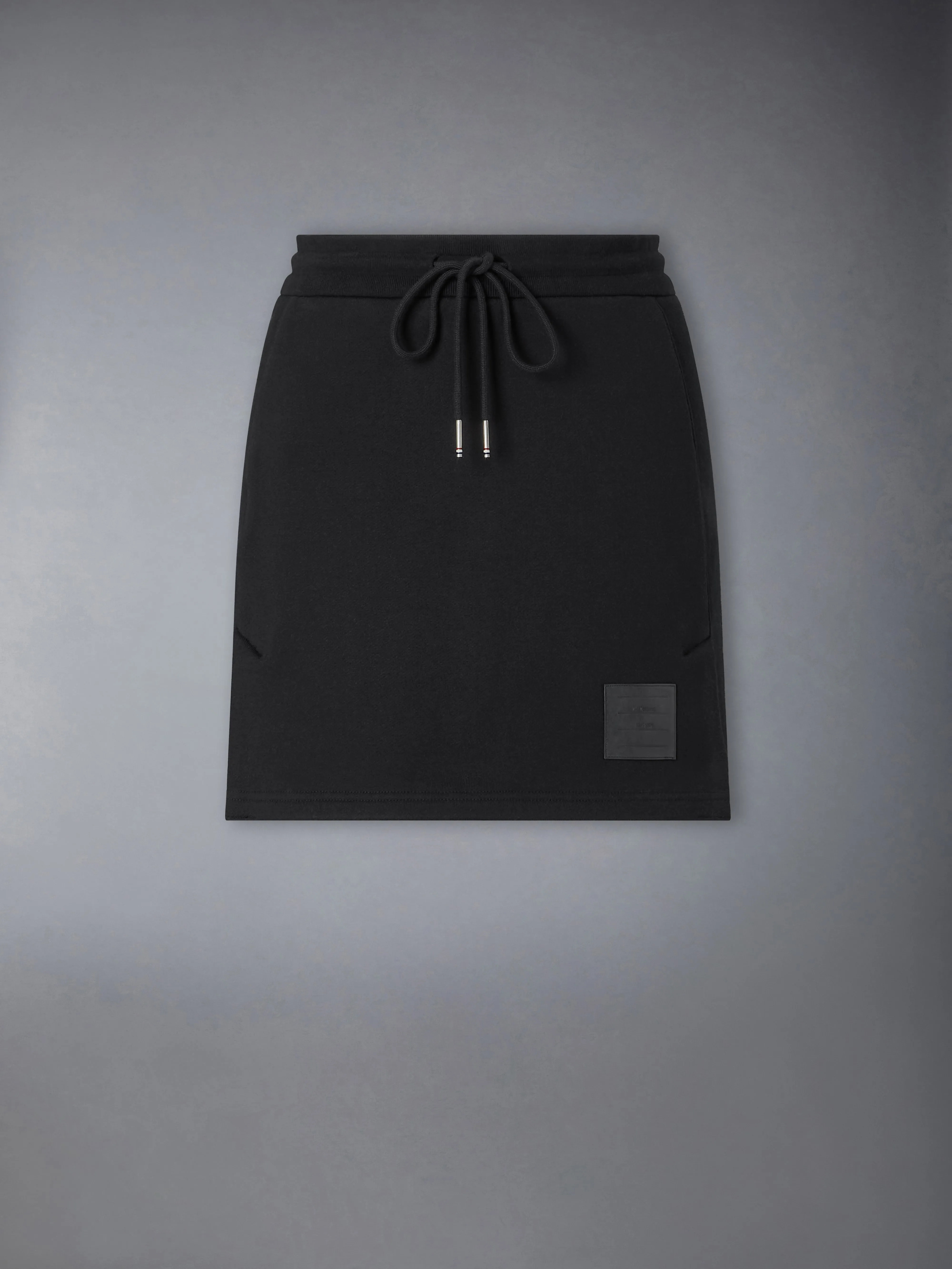 CLASSIC LOOPBACK JERSEY MINI SKIRT sold by Thom Browne