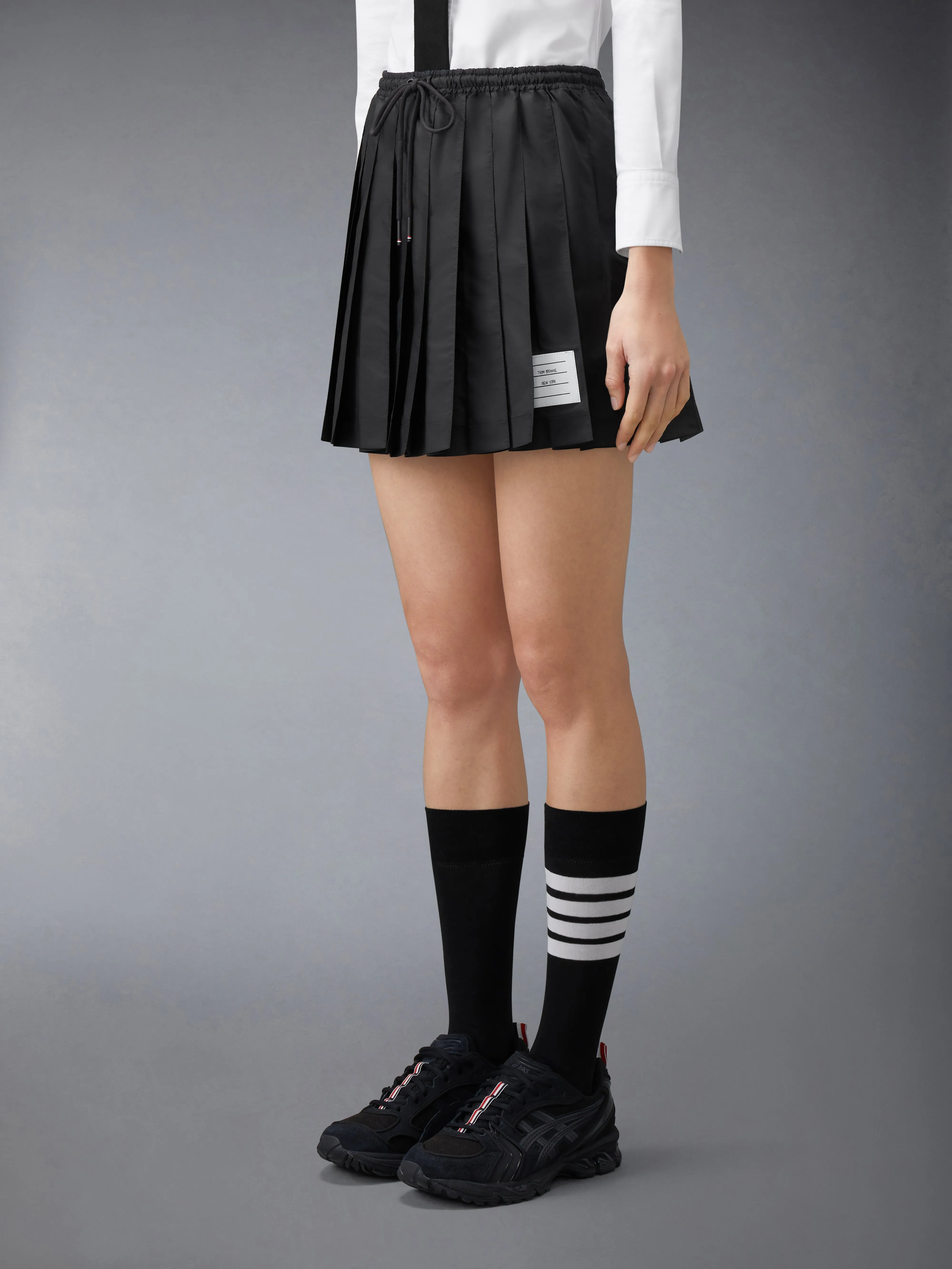 RIPSTOP PLEATED MINI SKIRT sold by Thom Browne product image thumbnail 3