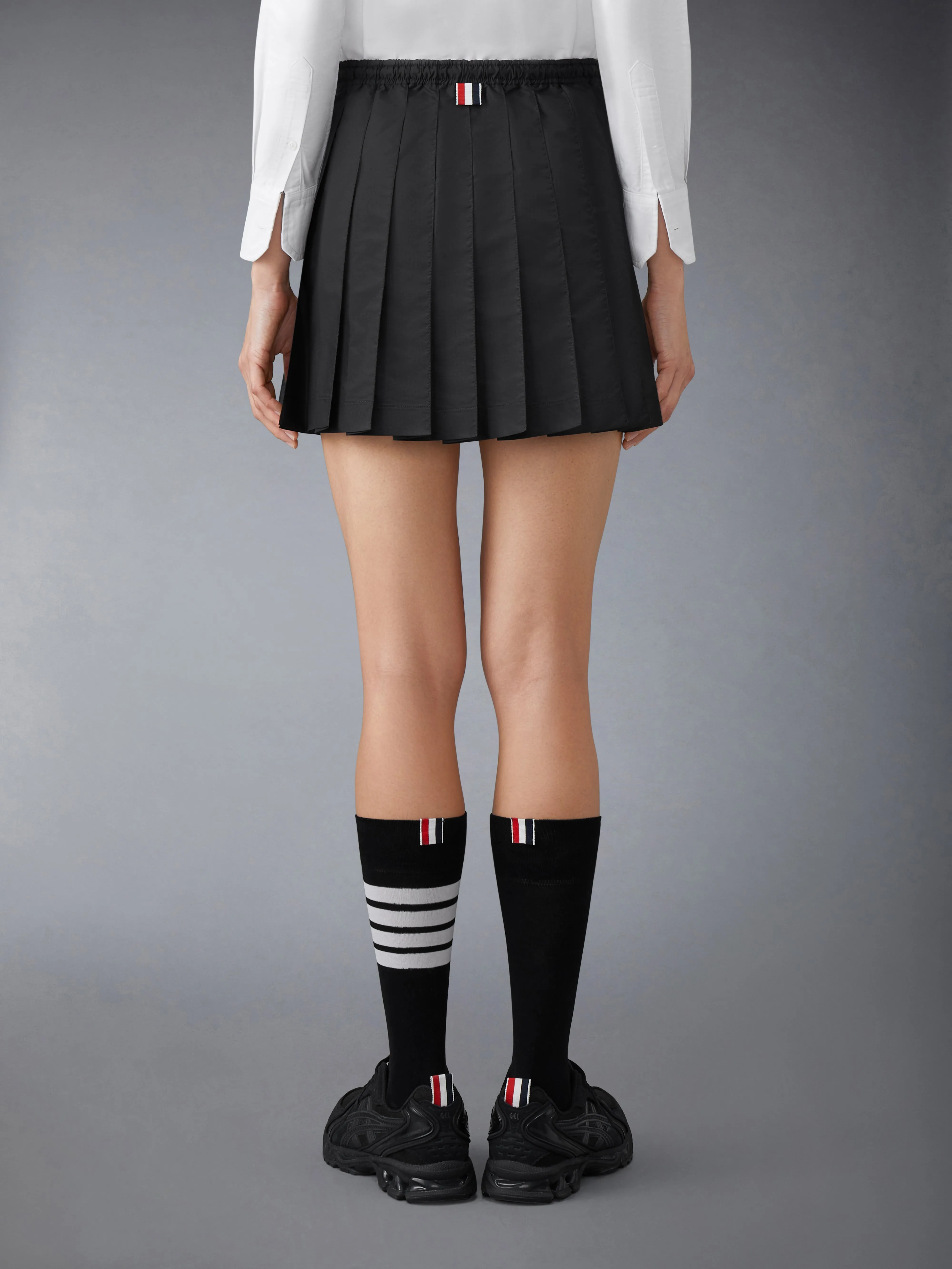RIPSTOP PLEATED MINI SKIRT sold by Thom Browne product image thumbnail 4