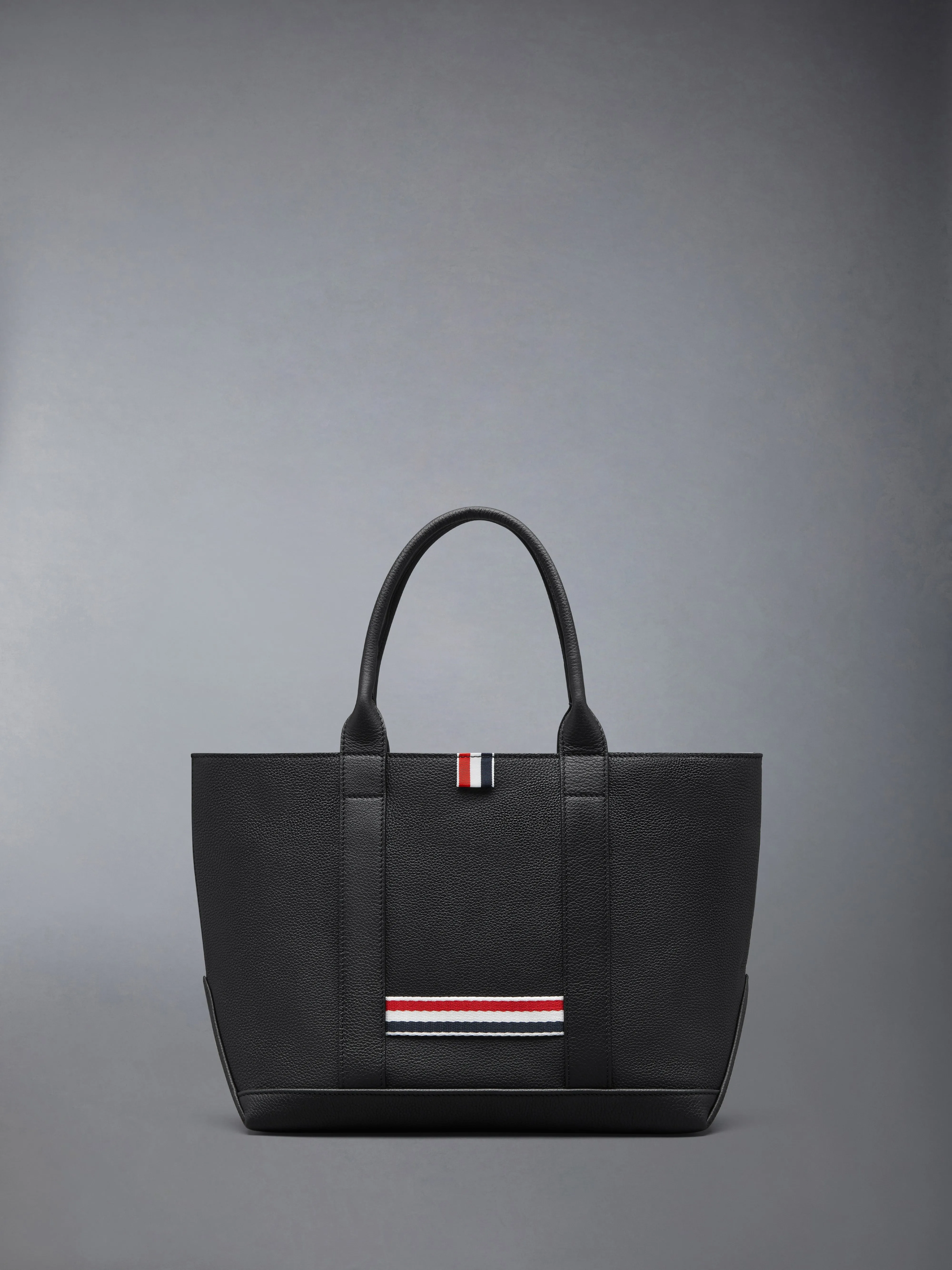 SMALL TOOL TOTE IN SOFT PEBBLE GRAIN LEATHER sold by Thom Browne