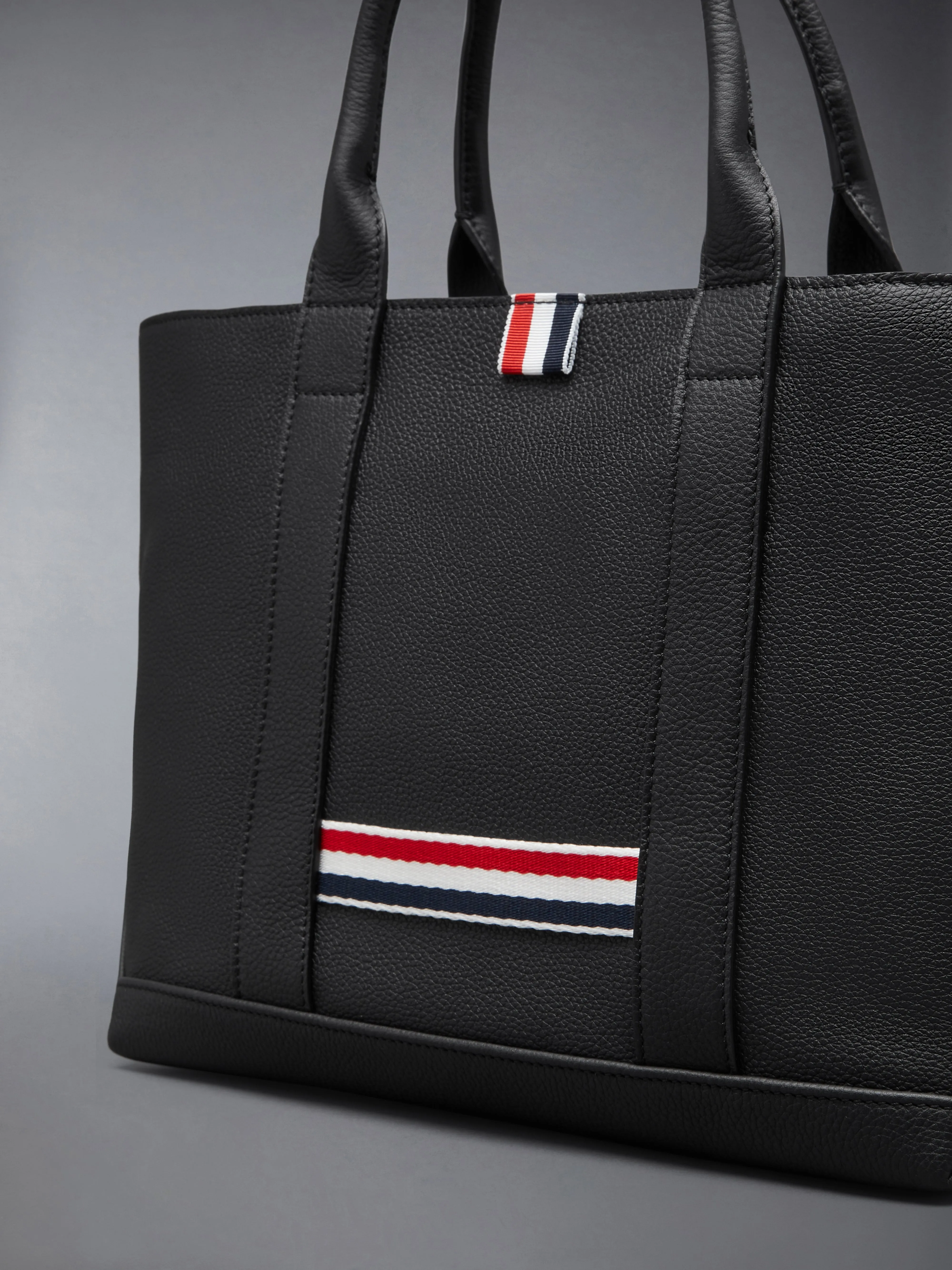 SMALL TOOL TOTE IN SOFT PEBBLE GRAIN LEATHER sold by Thom Browne product image thumbnail 5