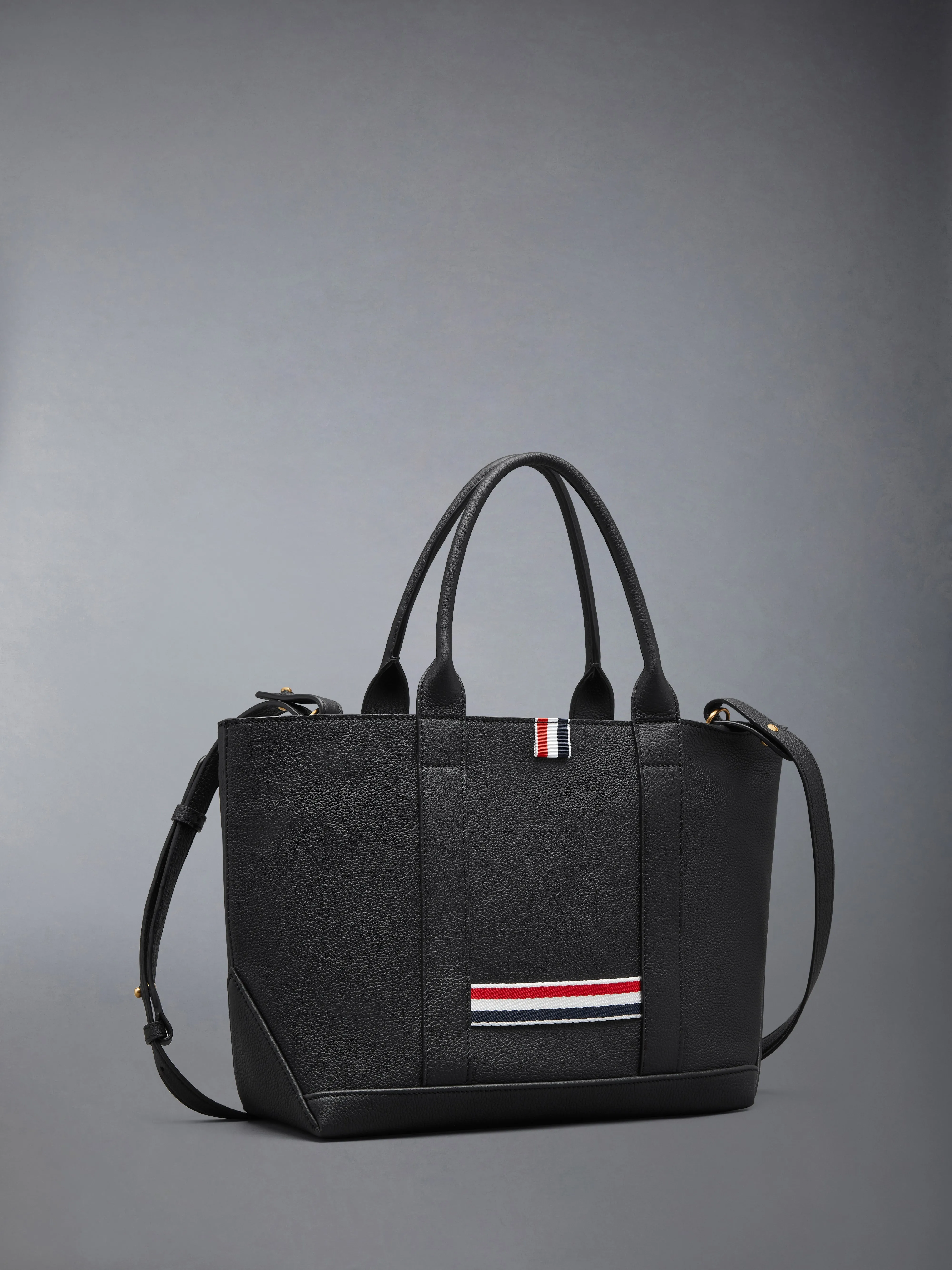 SMALL TOOL TOTE IN SOFT PEBBLE GRAIN LEATHER sold by Thom Browne product image thumbnail 3