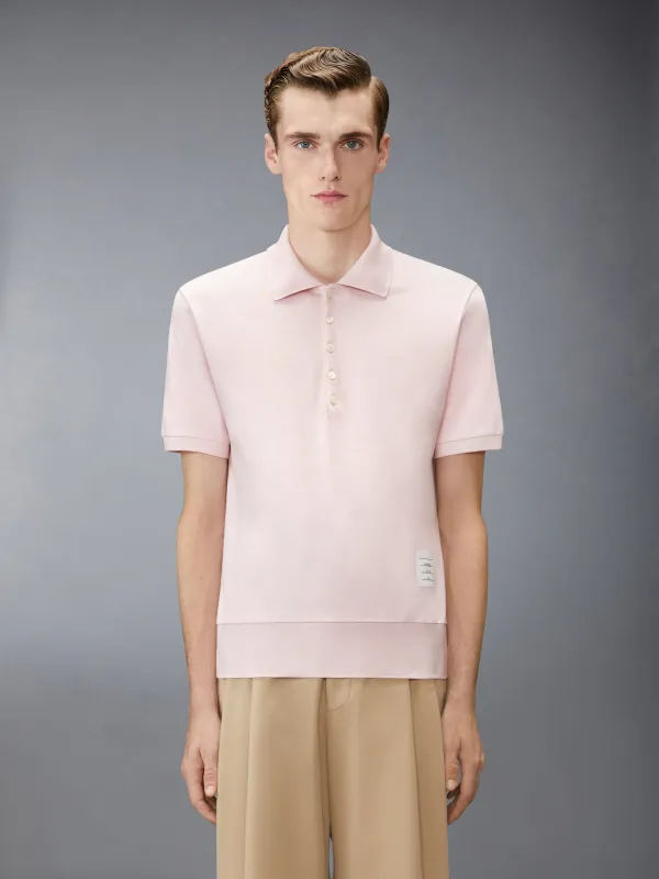 GARMENT OVERDYED JERSEY 4-BAR POLO sold by Thom Browne