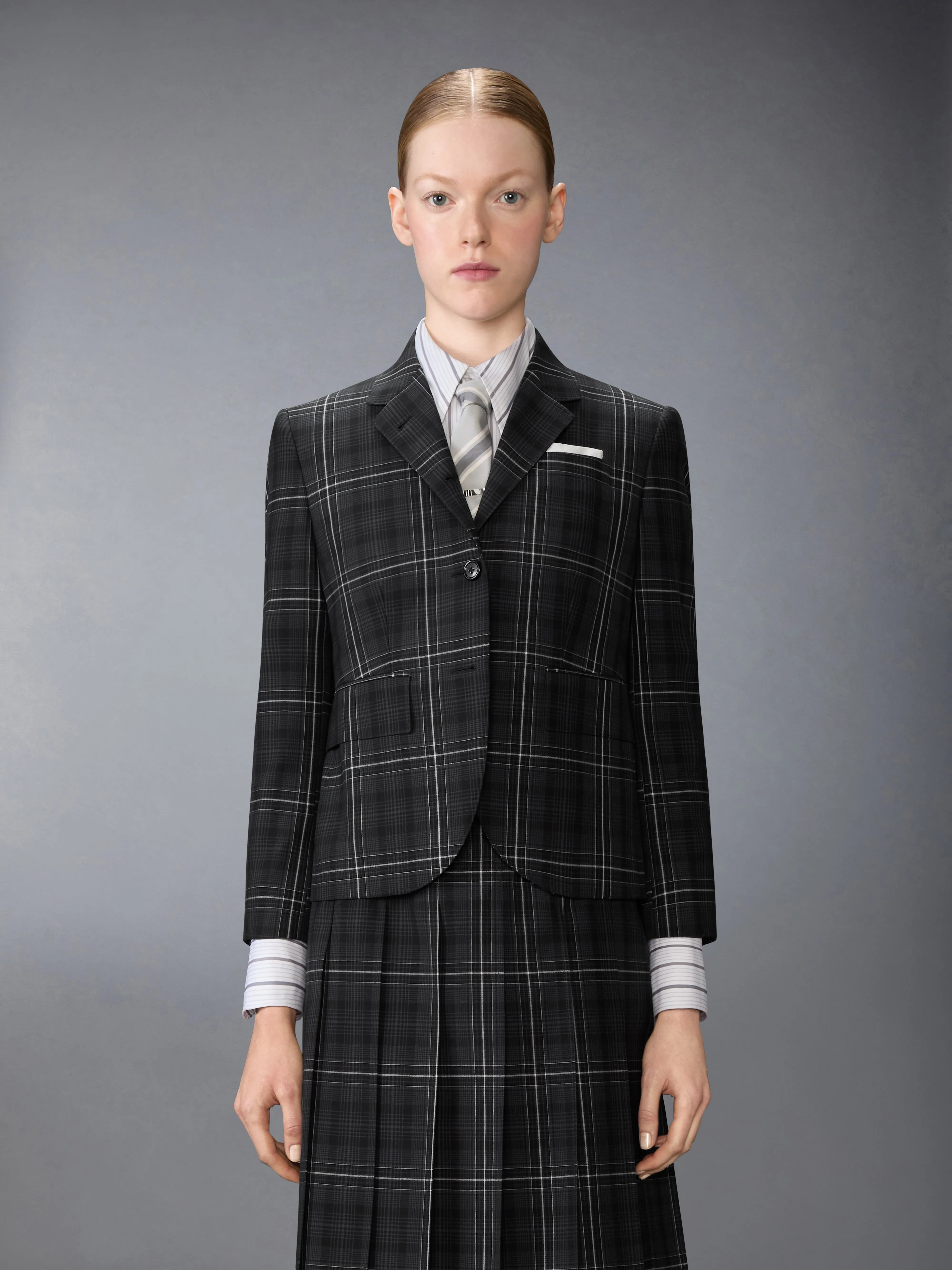 WINDOWPANE PLAID COOL WOOL SPORTCOAT sold by Thom Browne
