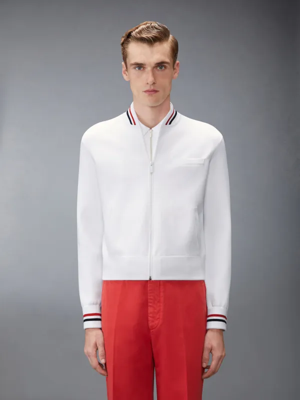 BROWNE 65 INTARSIA BOMBER JACKET made by Thom Browne