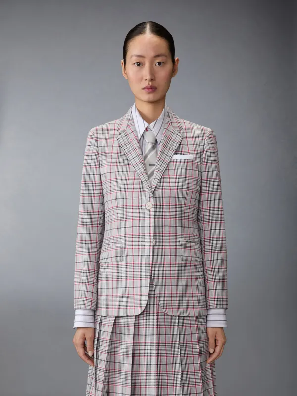 PLAID CHECK COOL WOOL SPORTCOAT sold by Thom Browne