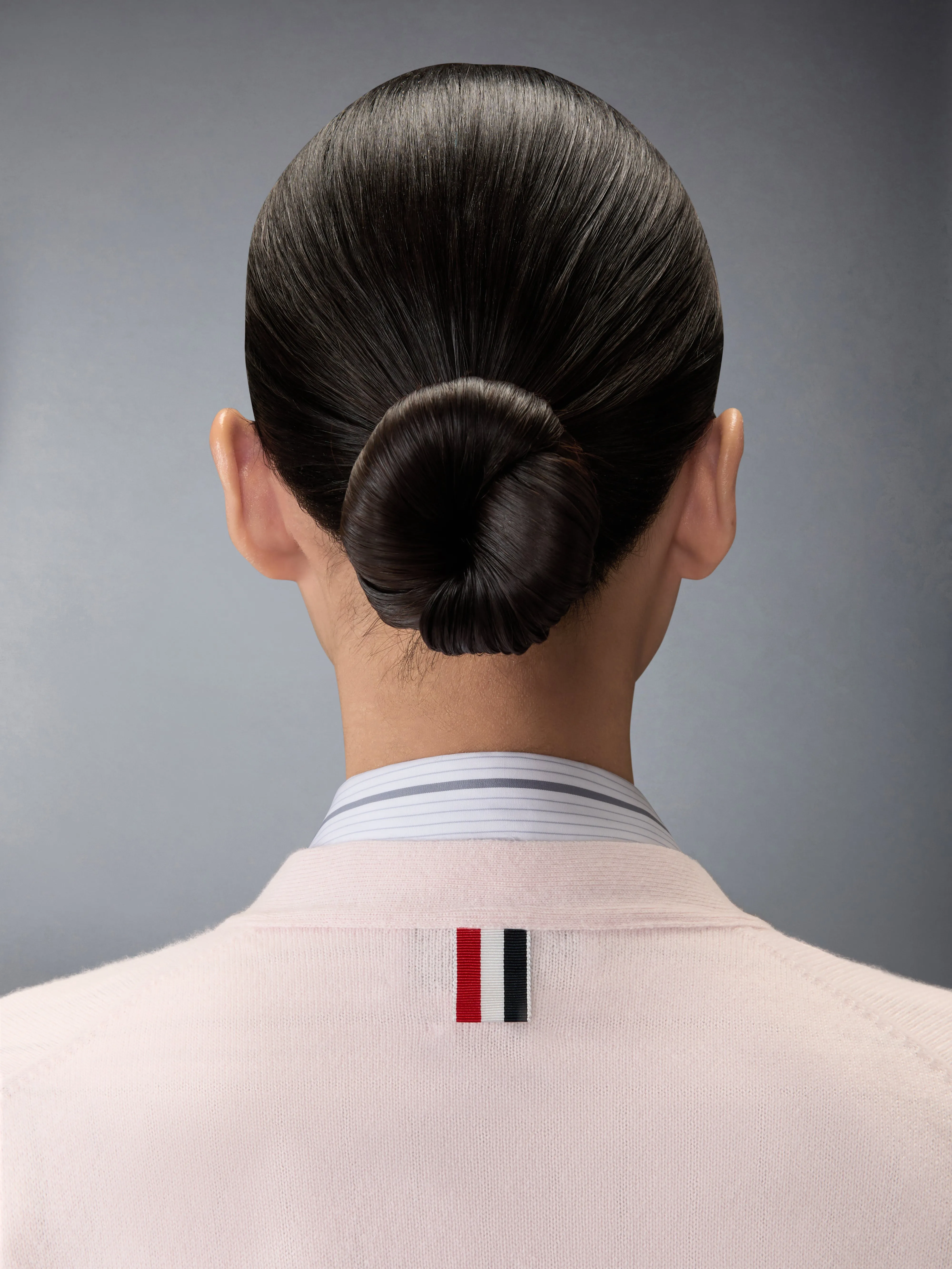CASHMERE RWB STRIPE SHRUNKEN CARDIGAN sold by Thom Browne product image thumbnail 5