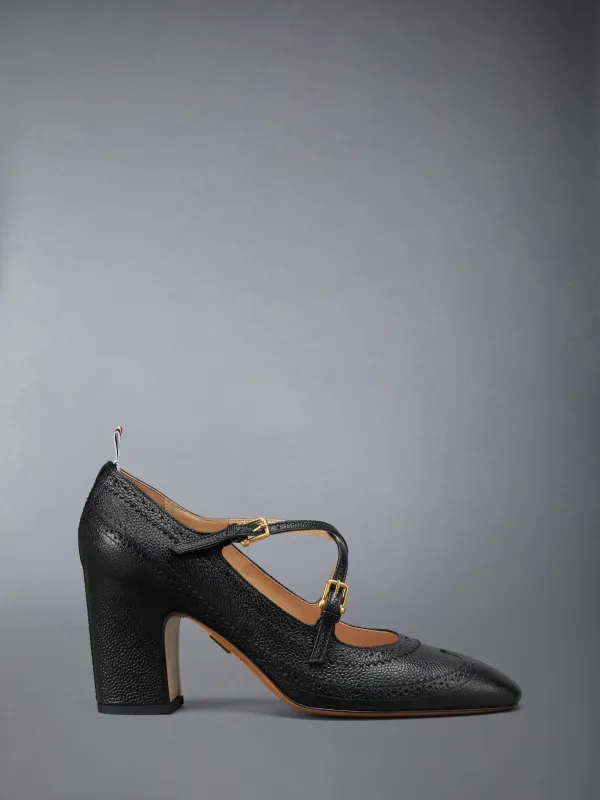 PEBBLE GRAIN CRISS CROSS HEELED THOM JOHN 75MM made by Thom Browne