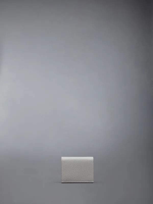 PEBBLE GRAIN DOUBLE CARD HOLDER sold by Thom Browne