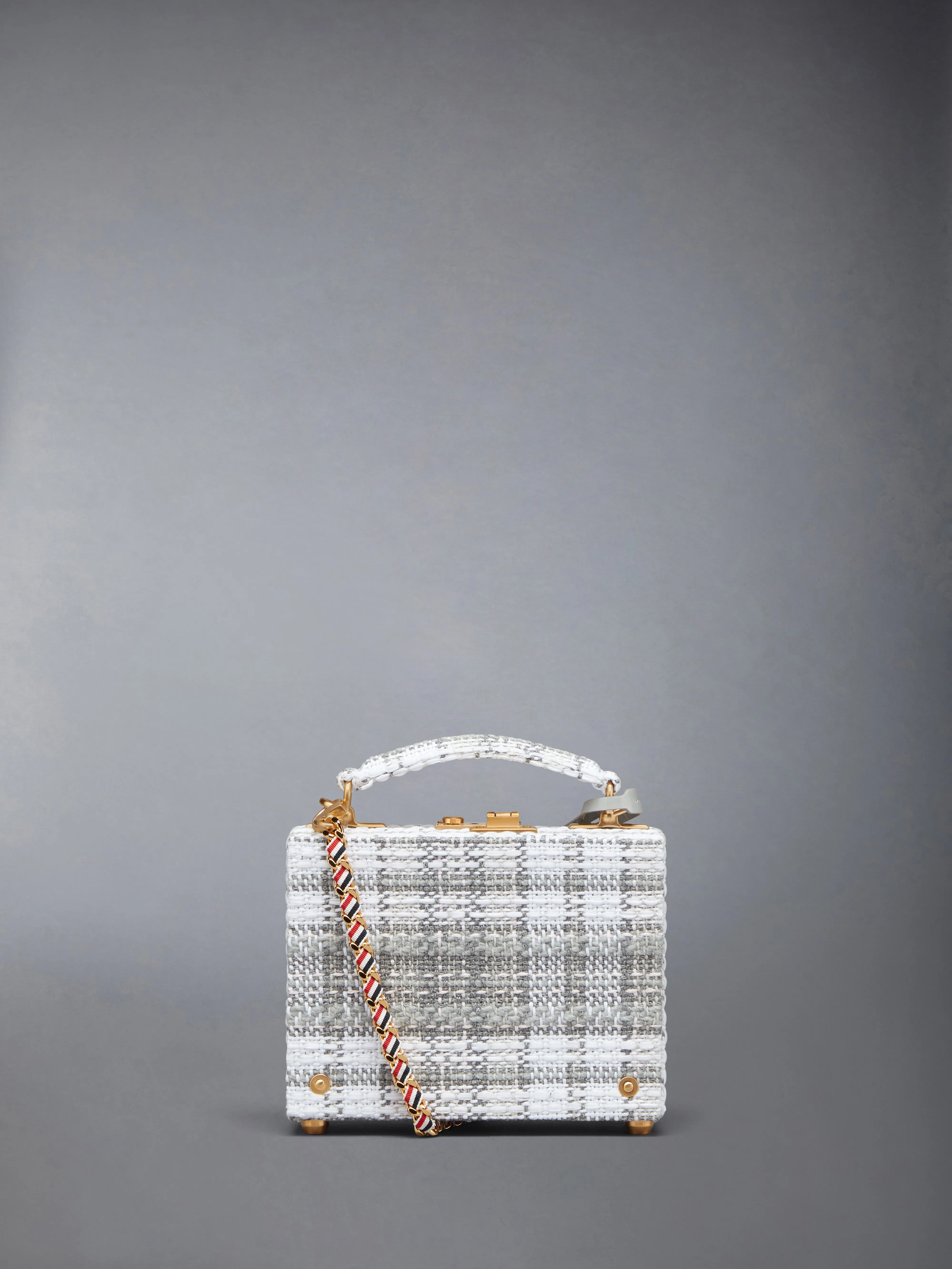 MICRO ATTACHE CASE IN TARTAN TWEED sold by Thom Browne product image thumbnail 3