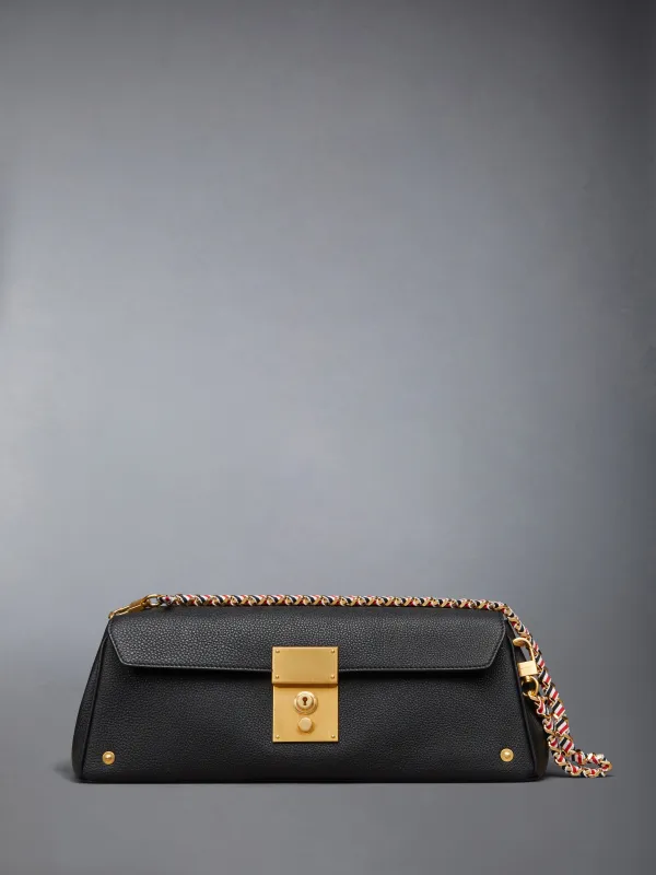 MRS. THOM CLUTCH BAG IN SOFT PEBBLE GRAIN LEATHER made by Thom Browne