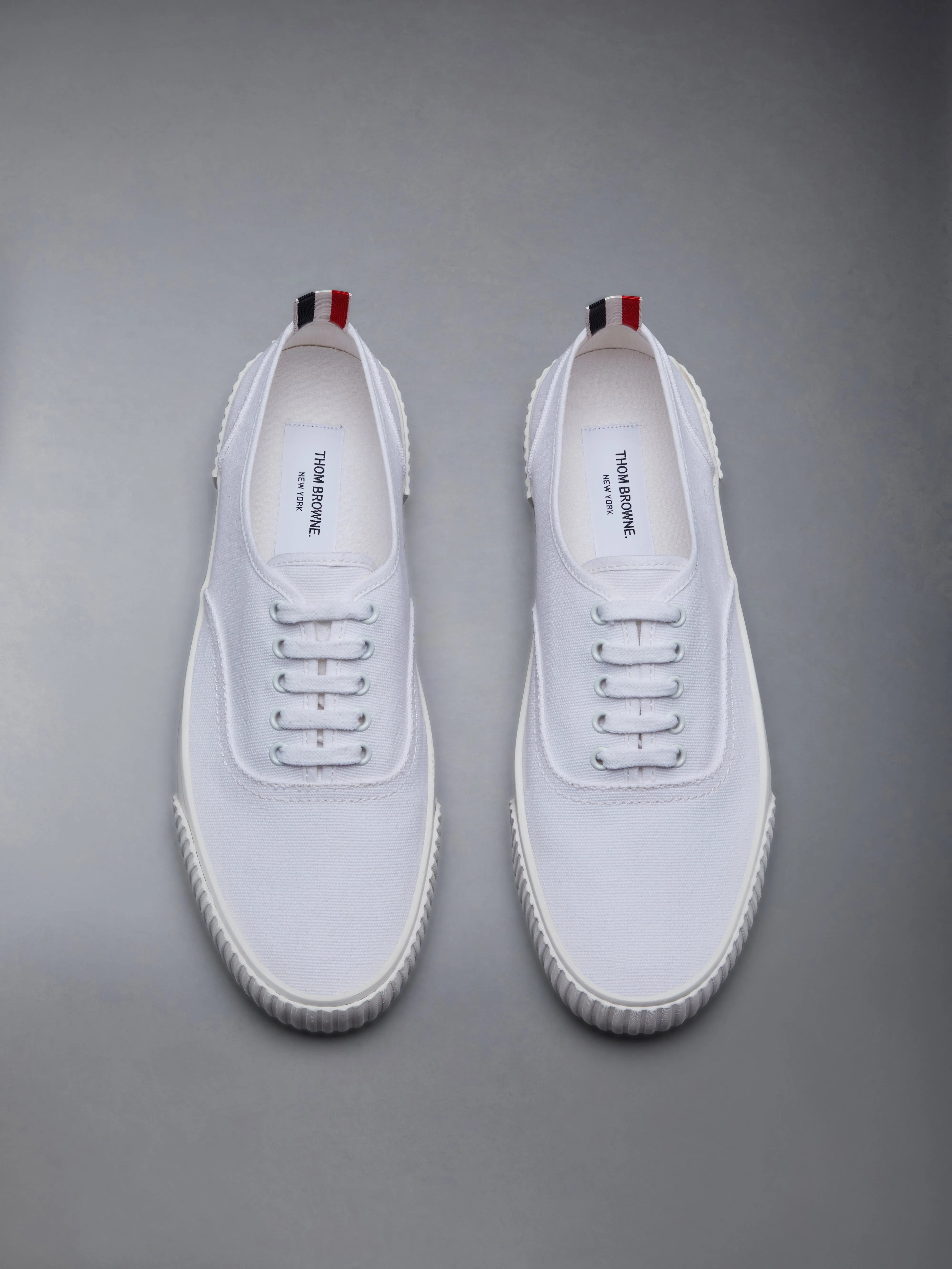 CANVAS VULCANIZED SOLE HERITAGE SNEAKERS sold by Thom Browne product image thumbnail 5