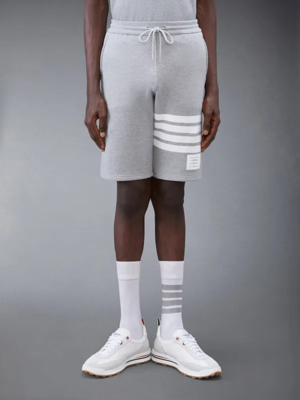 LOOPBACK TONAL 4-BAR SWEATSHORTS made by Thom Browne