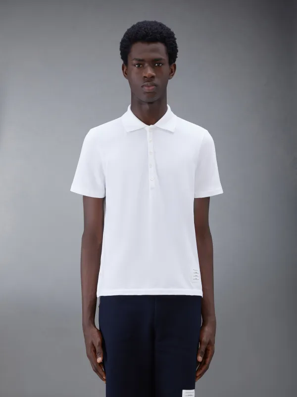 PIQUE RWB STRIPE RELAXED POLO made by Thom Browne