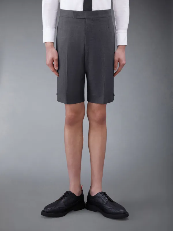 SUPER 120'S TWILL BACKSTRAP SHORTS made by Thom Browne