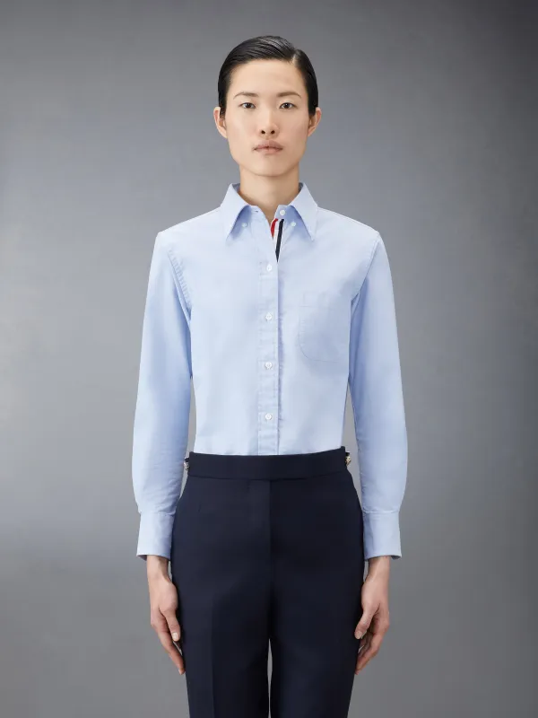 CLASSIC OXFORD GROSGRAIN PLACKET SHIRT made by Thom Browne