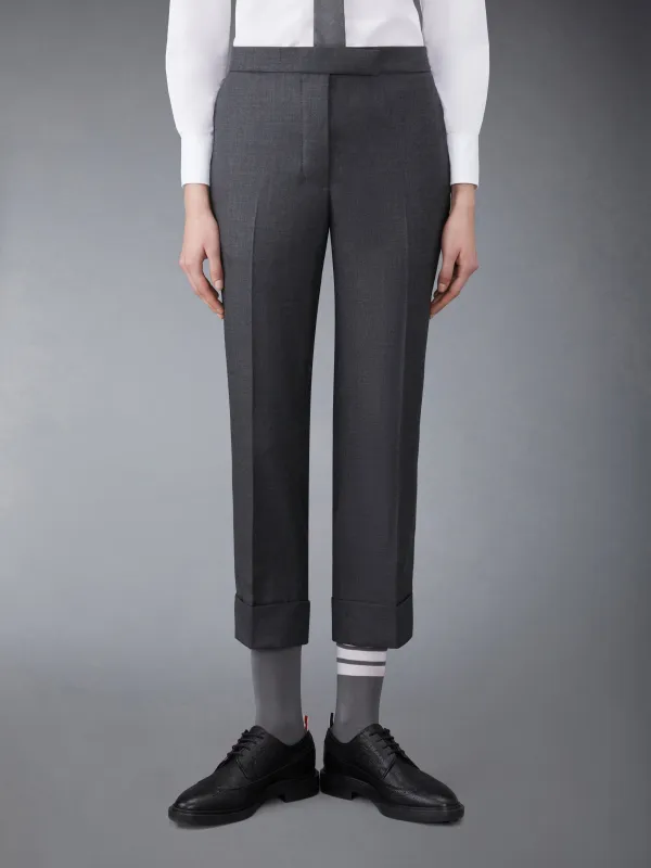SUPER 120’S TWILL BACKSTRAP TROUSER sold by Thom Browne
