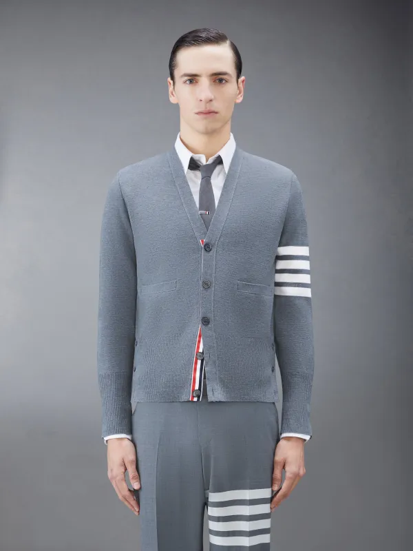 MERINO WOOL 4-BAR MILANO STITCH CARDIGAN made by Thom Browne