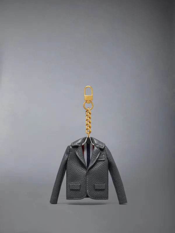 SOFT CAVIAR AGNEAU CLASSIC JACKET CHARM made by Thom Browne