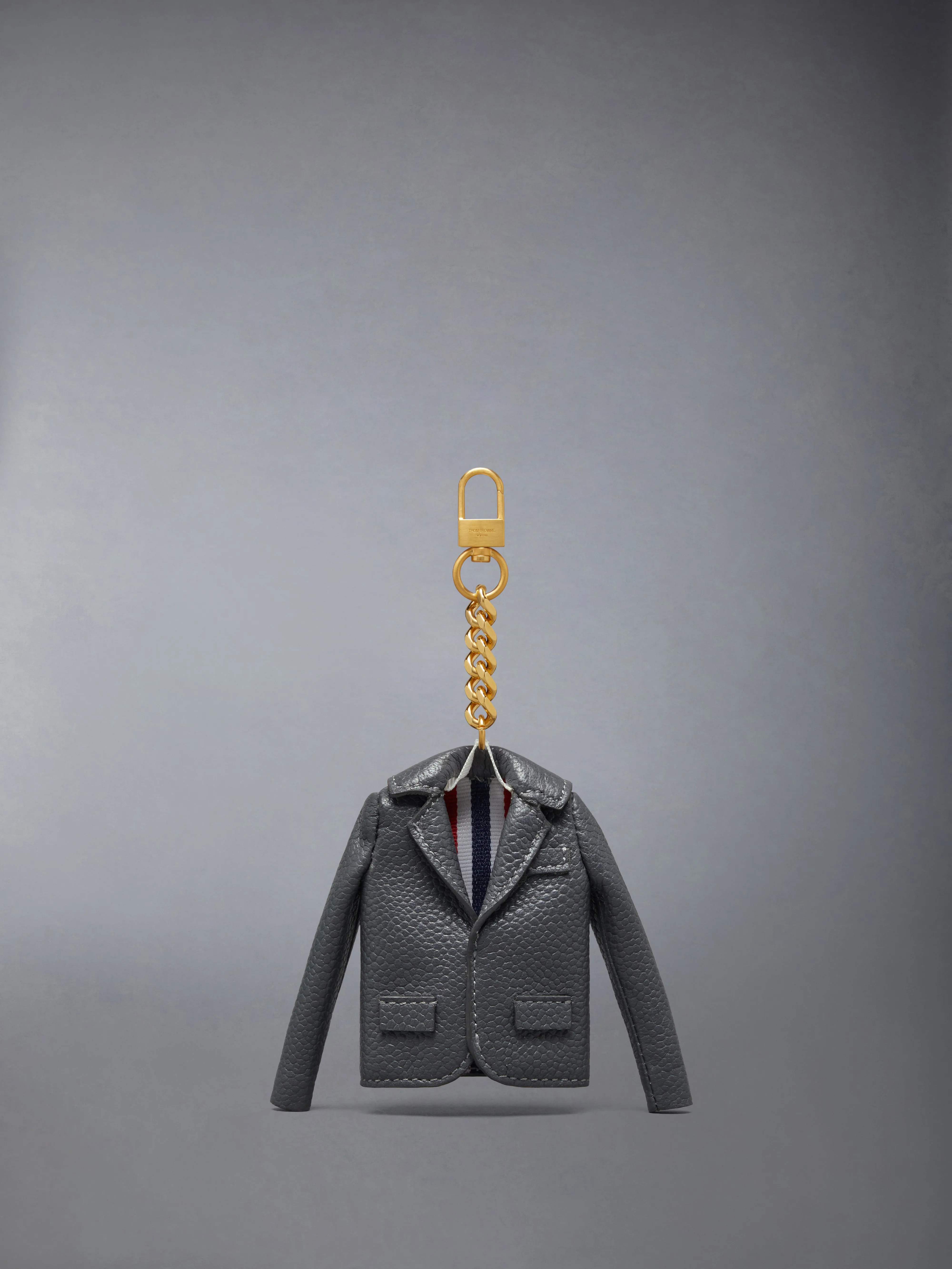 SOFT CAVIAR AGNEAU CLASSIC JACKET CHARM sold by Thom Browne