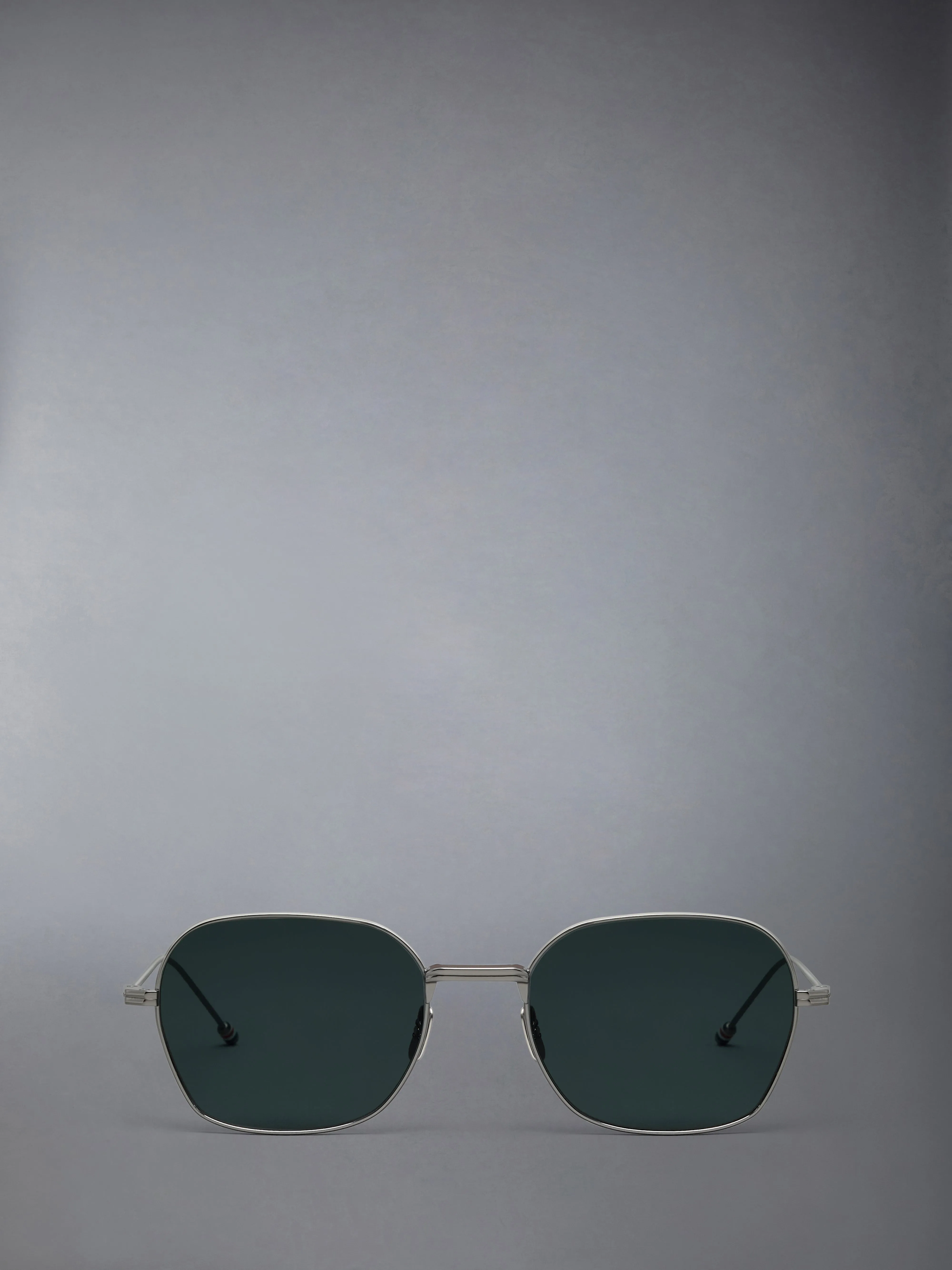 TITANIUM RECTANGULAR SUNGLASSES sold by Thom Browne