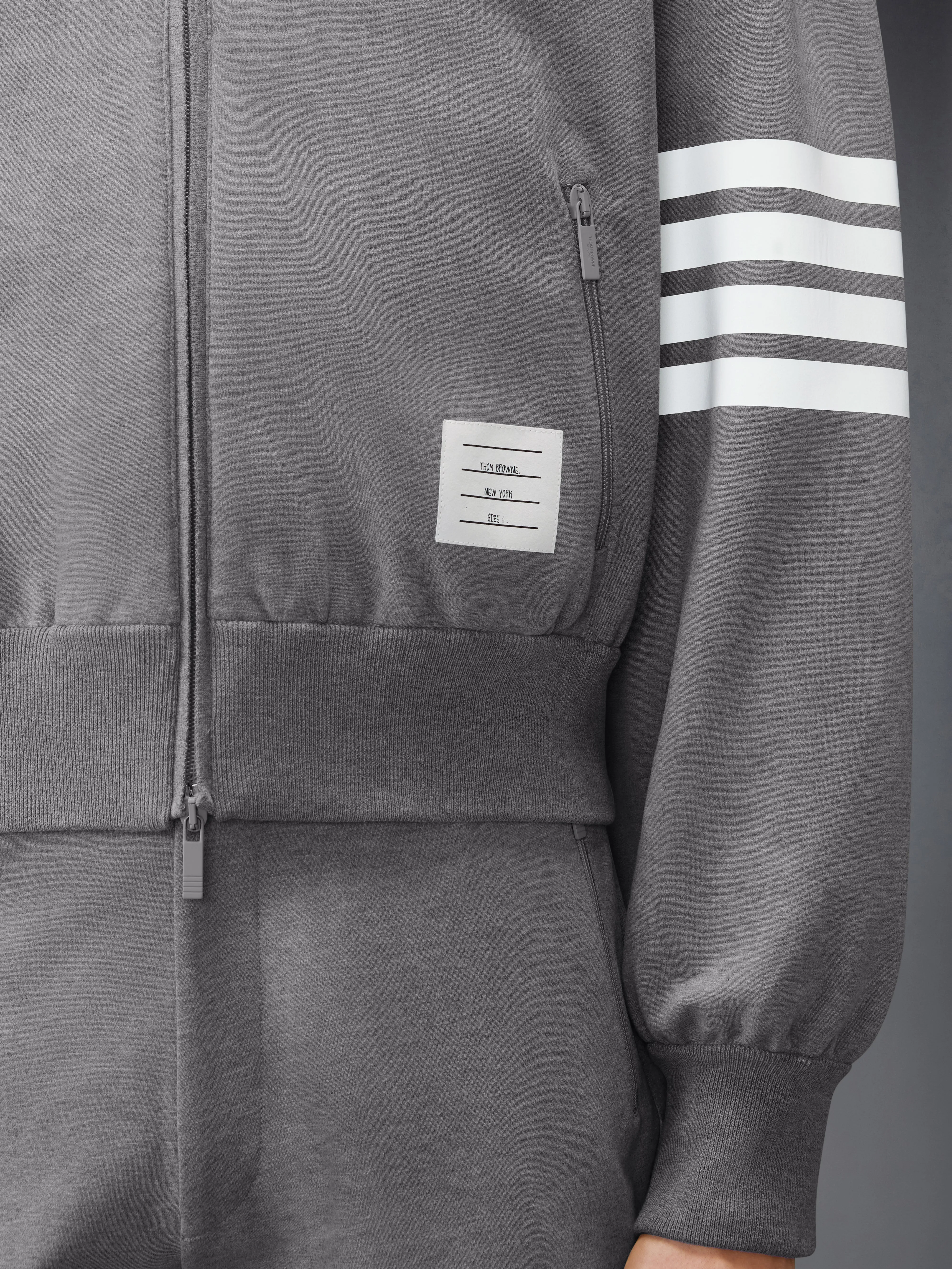 3M REFLECTIVE 4-BAR TECH BOMBER sold by Thom Browne product image thumbnail 4