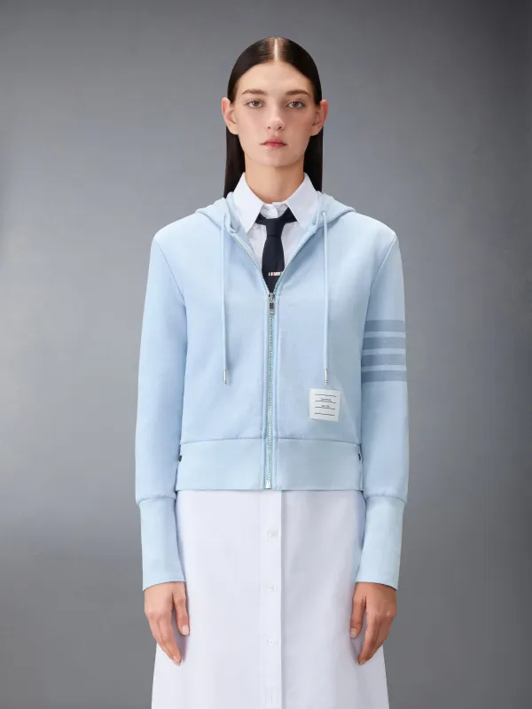 LOOPBACK 4-BAR SHRUNKEN HOODIE made by Thom Browne