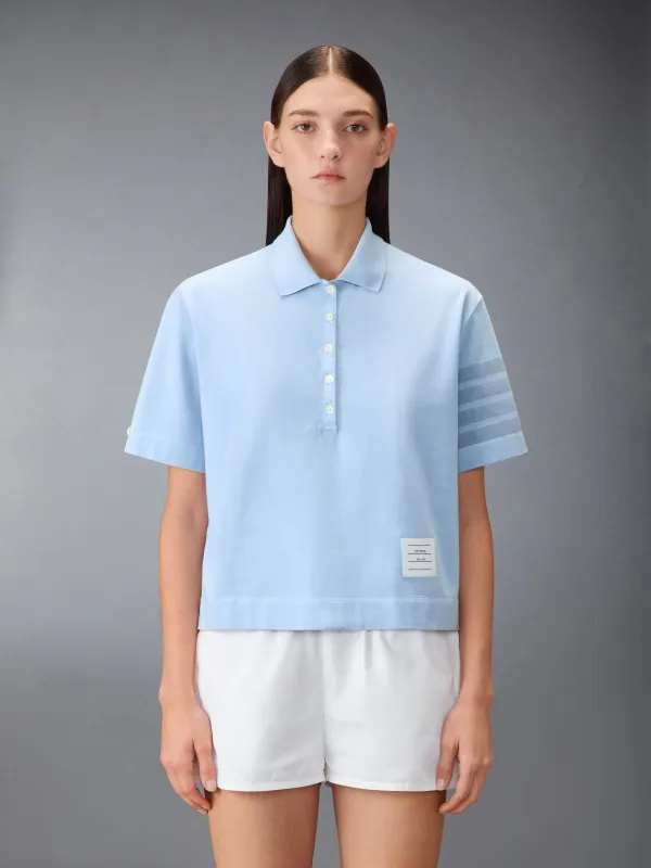 OVERDYED 4-BAR JERSEY POLO made by Thom Browne