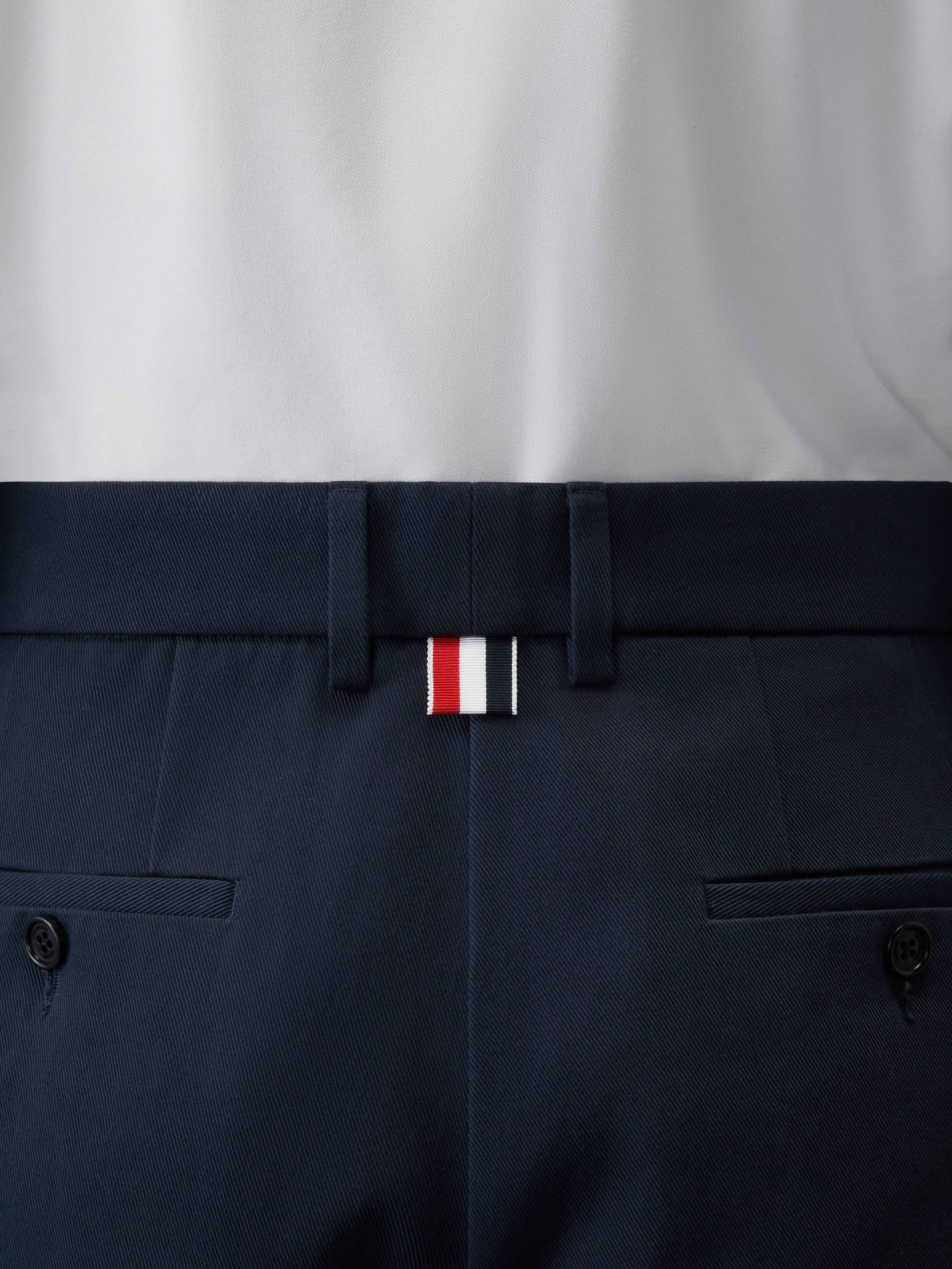 COTTON GABARDINE CHINO PANTS sold by Thom Browne product image thumbnail 4