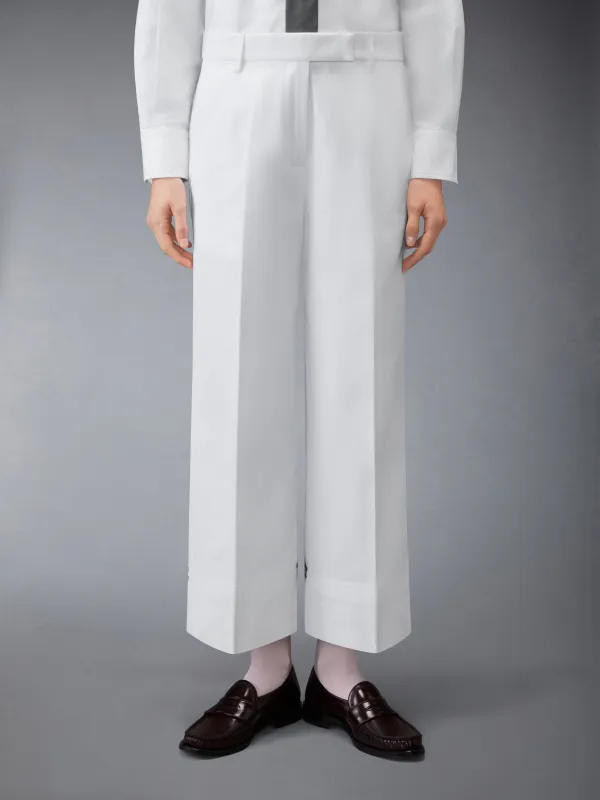COTTON GABARDINE CHINO PANTS made by Thom Browne