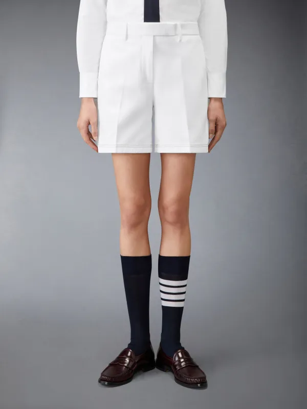 COTTON GABARDINE CHINO SHORTS made by Thom Browne