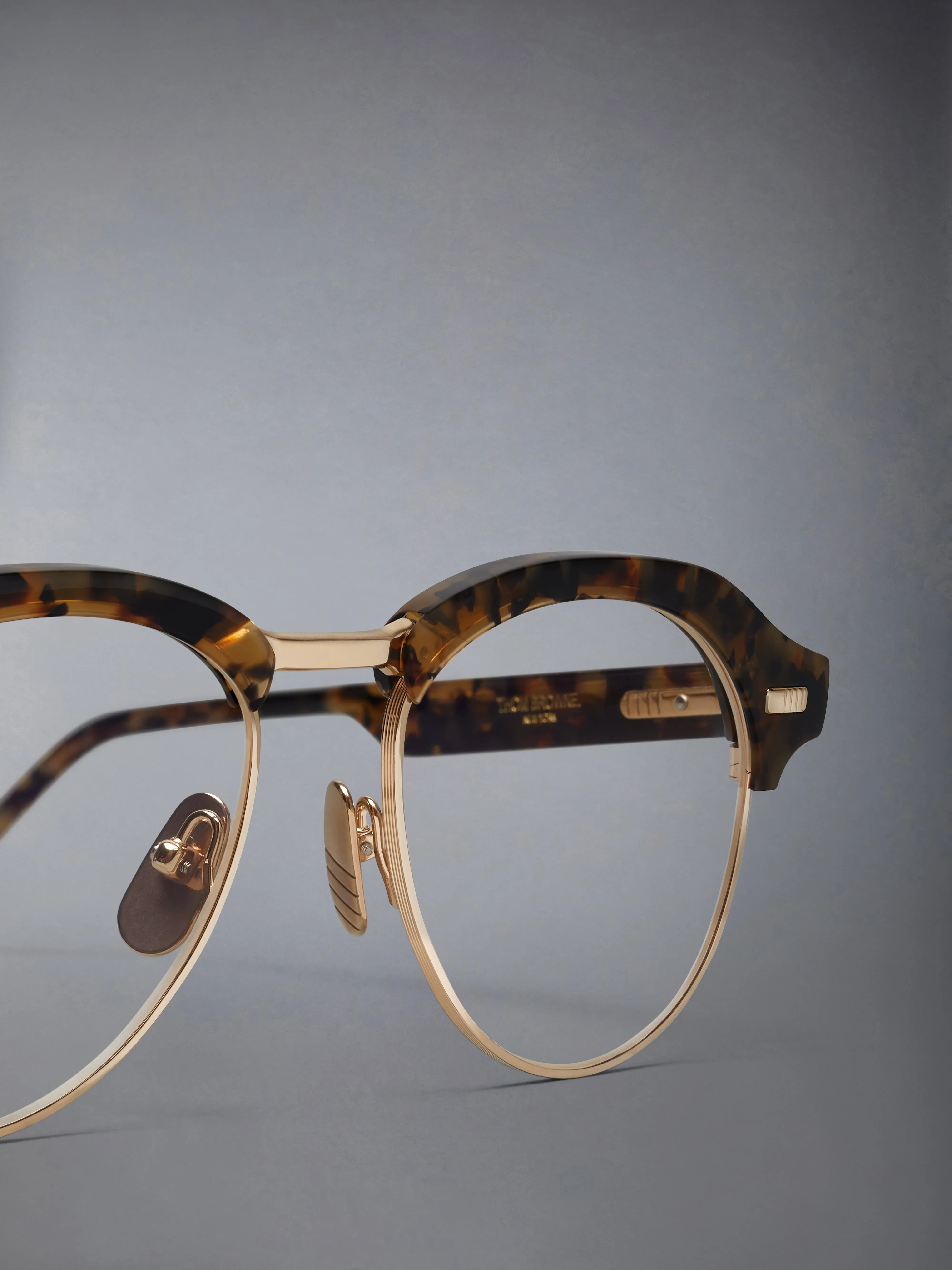 ACETATE AND TITANIUM PILOT EYEGLASSES sold by Thom Browne product image thumbnail 3