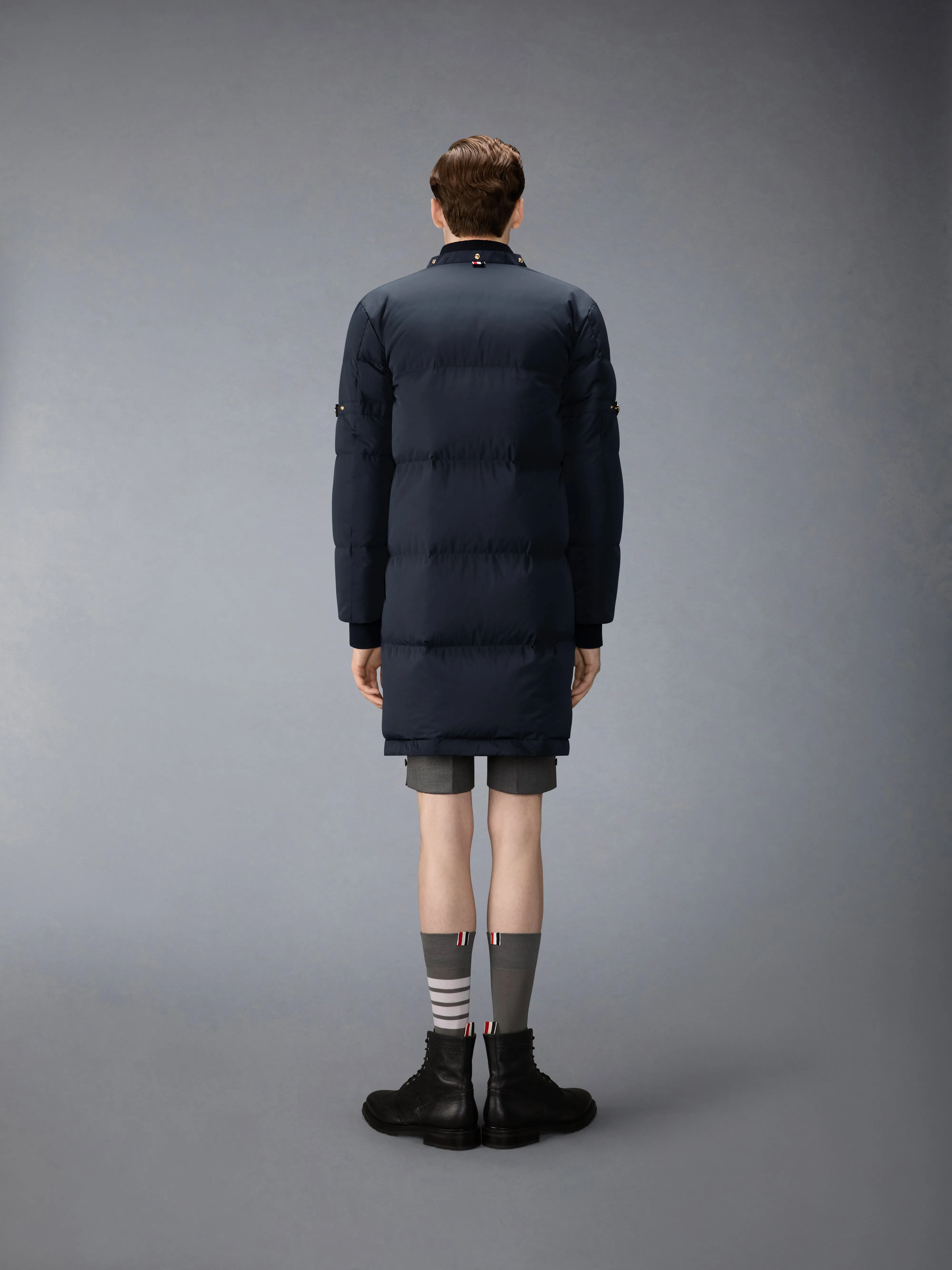 POLY TECH DOWN FILLED COAT WITH ARMBANDS sold by Thom Browne product image thumbnail 4