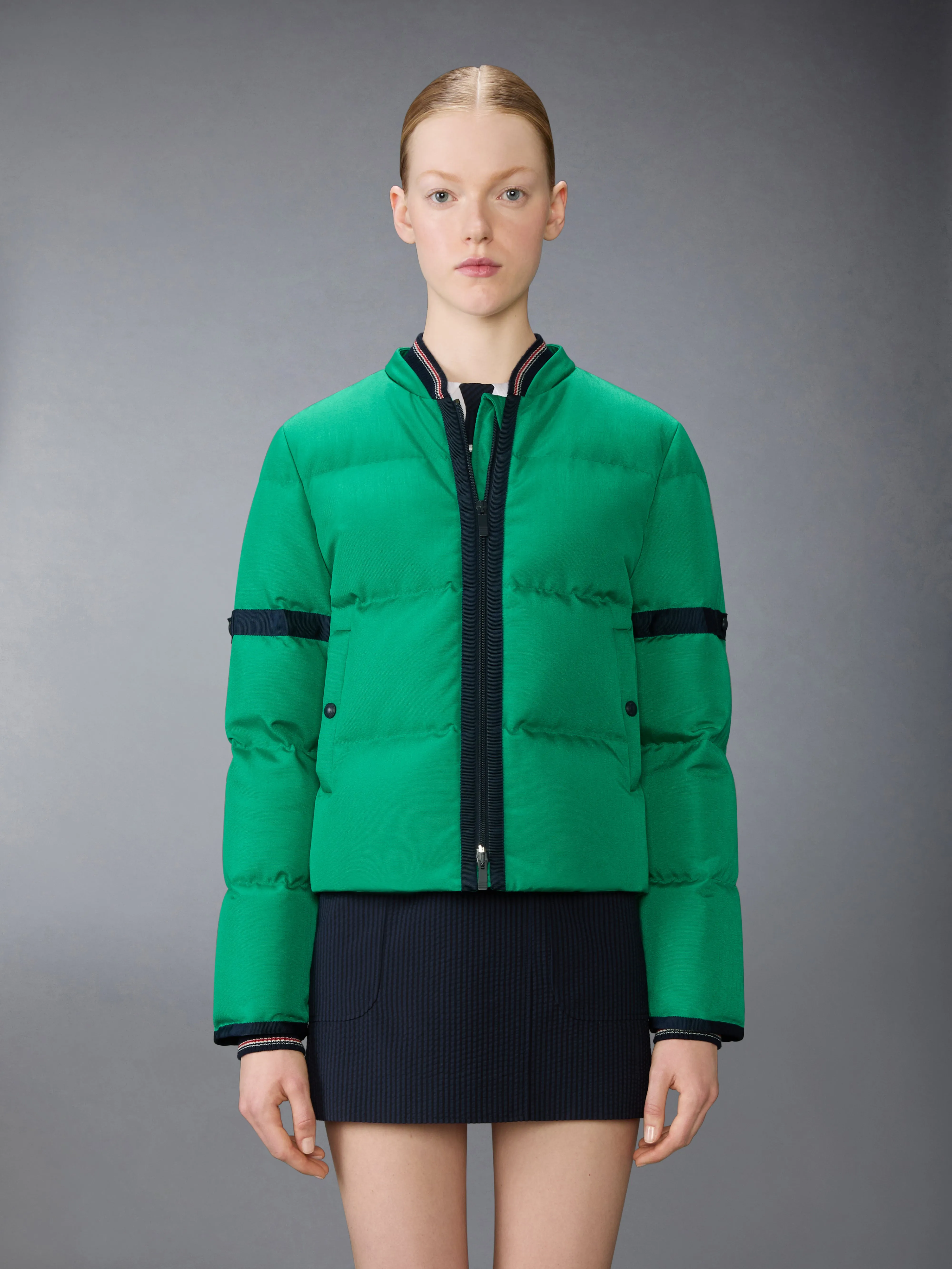 CORDURA DOWN FILLED JACKET WITH ARMBANDS sold by Thom Browne product image thumbnail 2