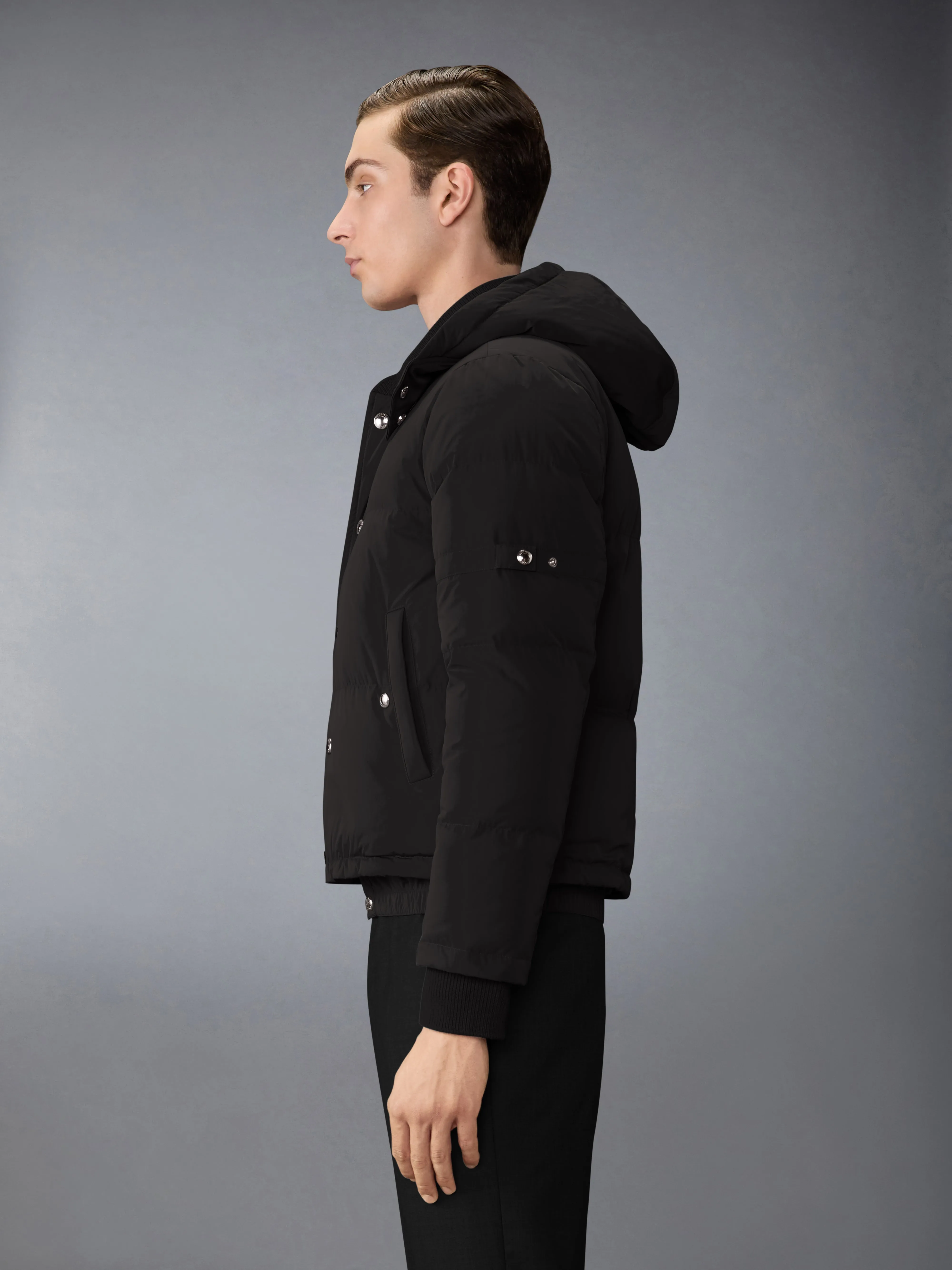 POLY TECH DOWN FILLED BOMBER JACKET WITH ARMBANDS sold by Thom Browne product image thumbnail 3