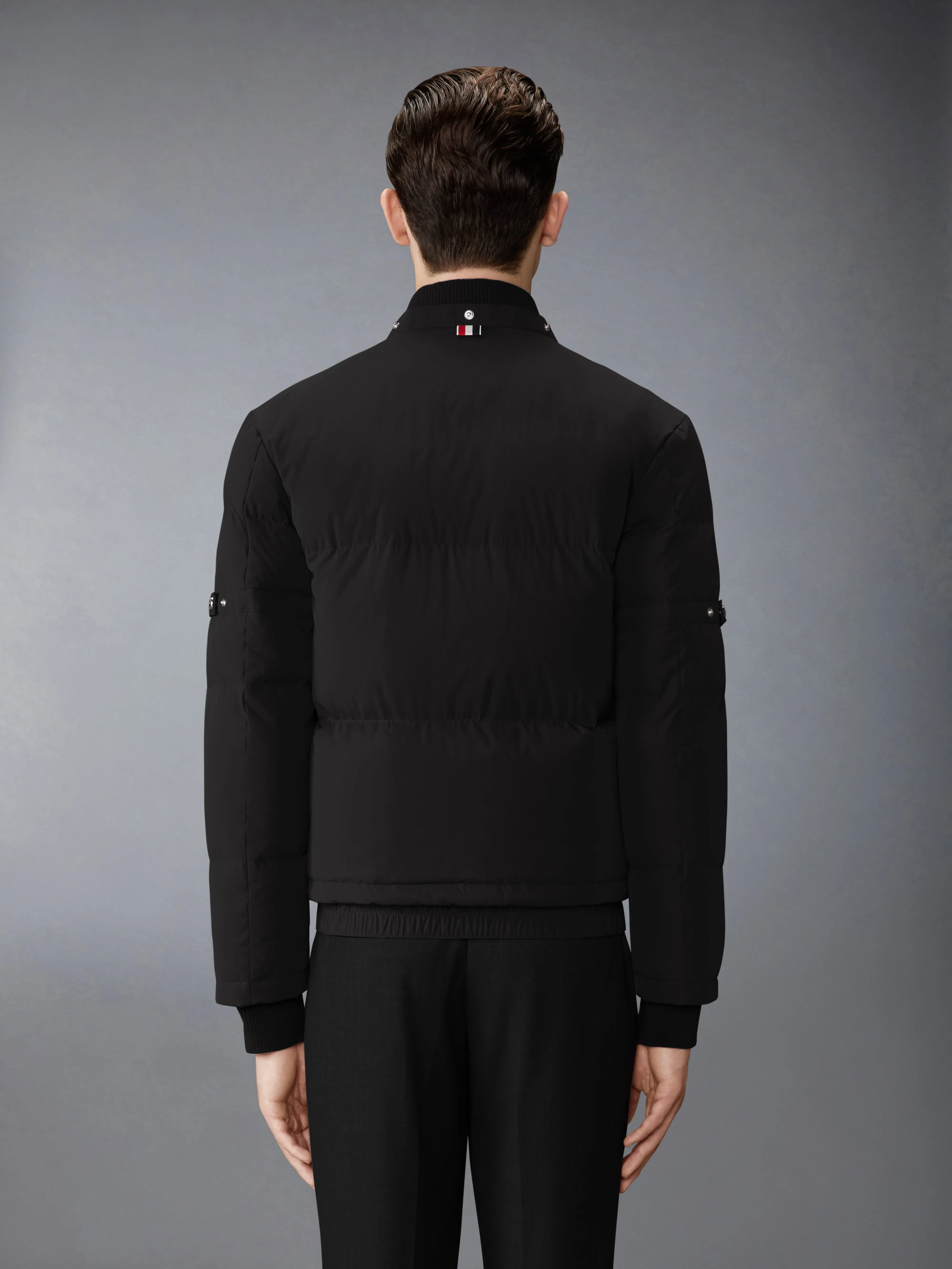 POLY TECH DOWN FILLED BOMBER JACKET WITH ARMBANDS sold by Thom Browne product image thumbnail 4