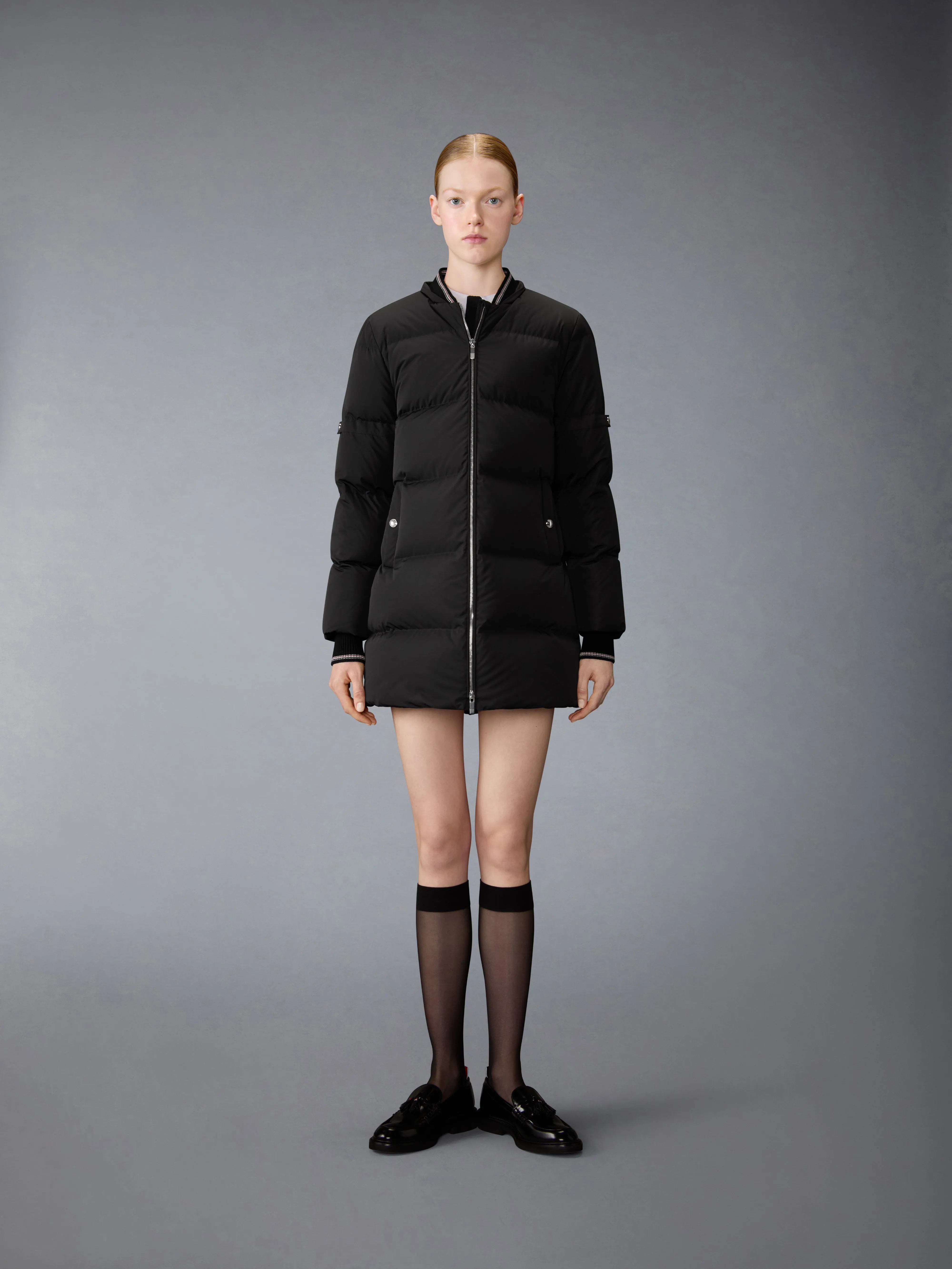 POLY TECH DOWN FILLED PARKA WITH ARMBANDS sold by Thom Browne product image thumbnail 2