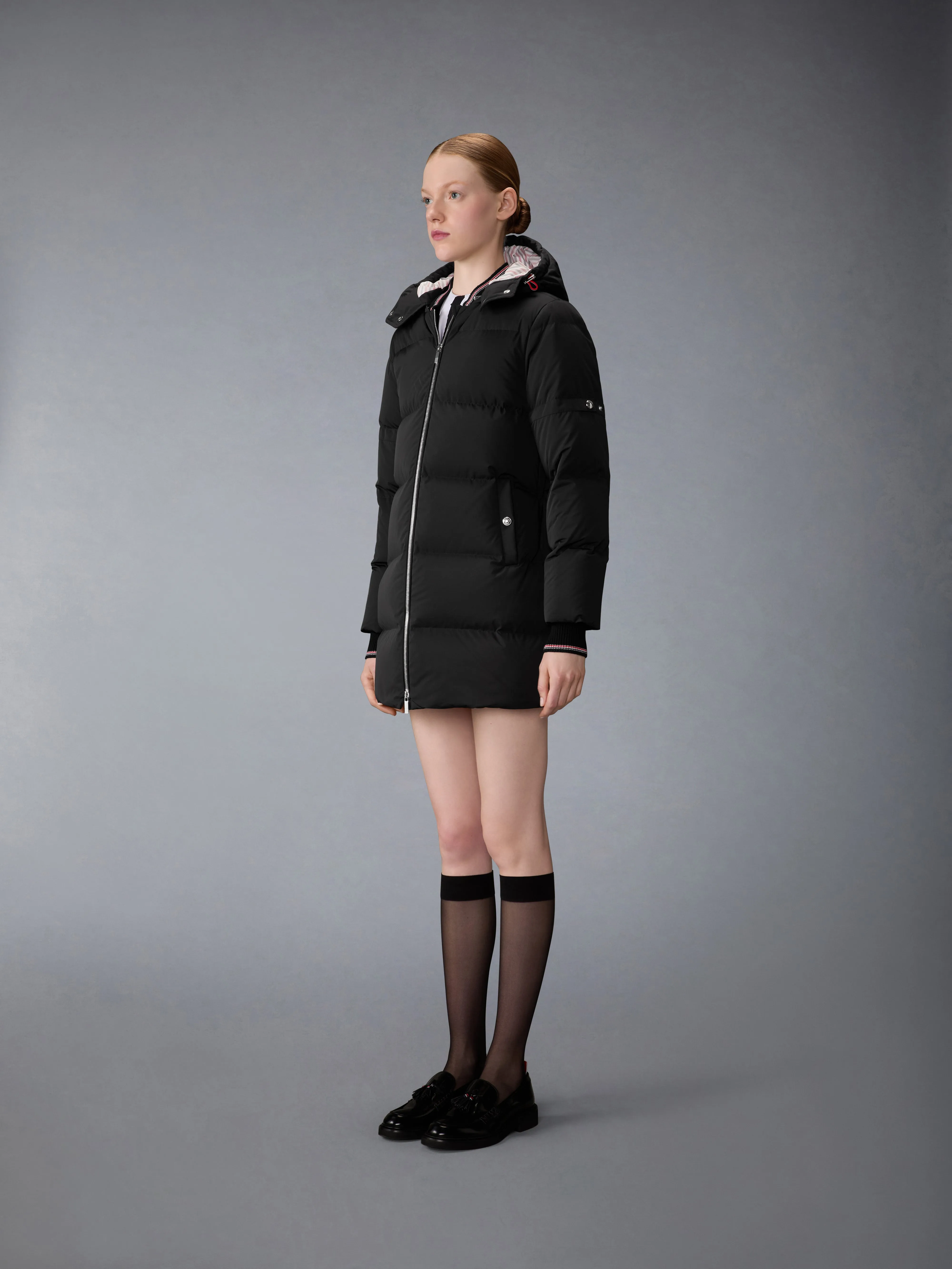 POLY TECH DOWN FILLED PARKA WITH ARMBANDS sold by Thom Browne product image thumbnail 4