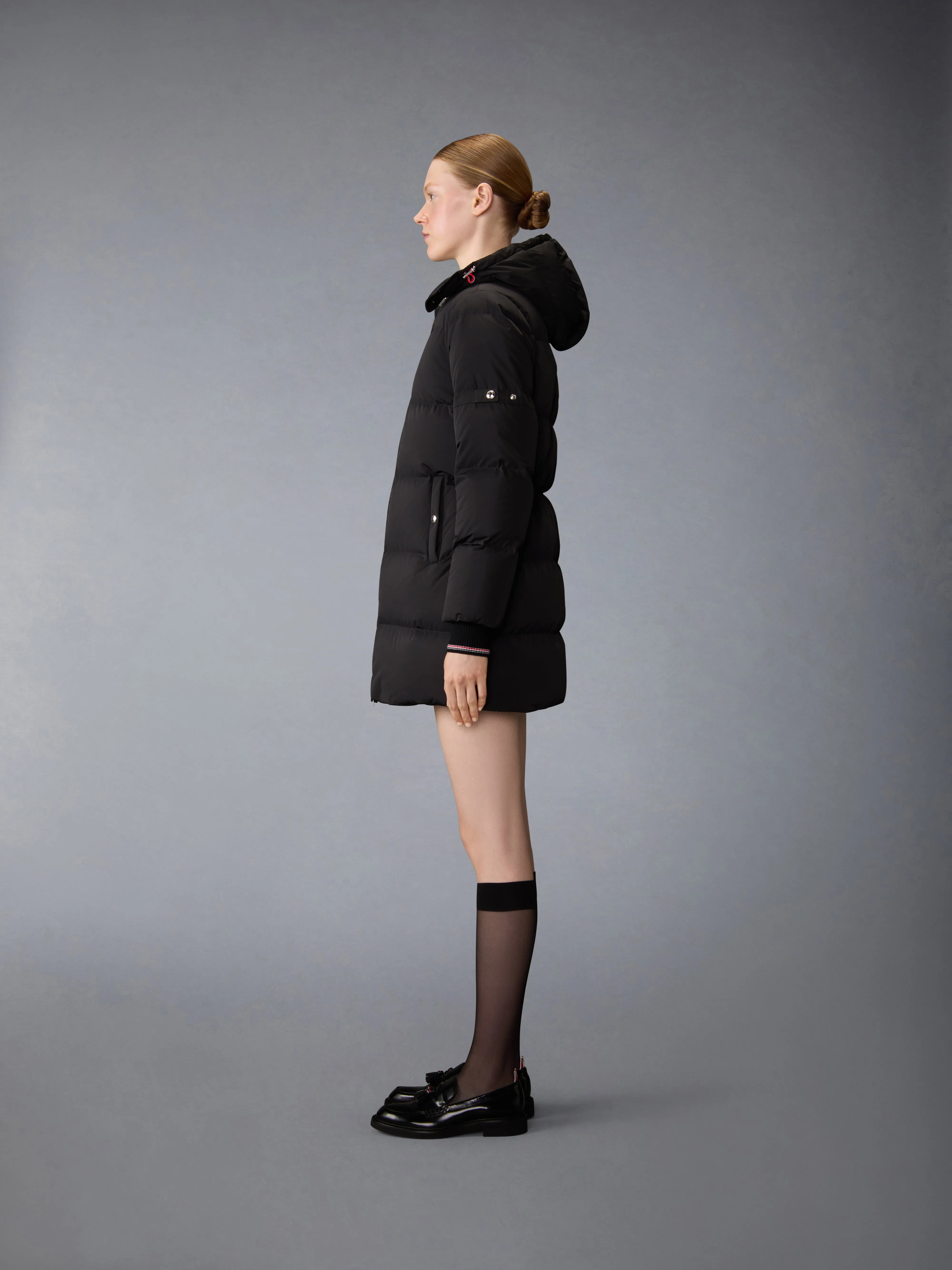 POLY TECH DOWN FILLED PARKA WITH ARMBANDS sold by Thom Browne product image thumbnail 5