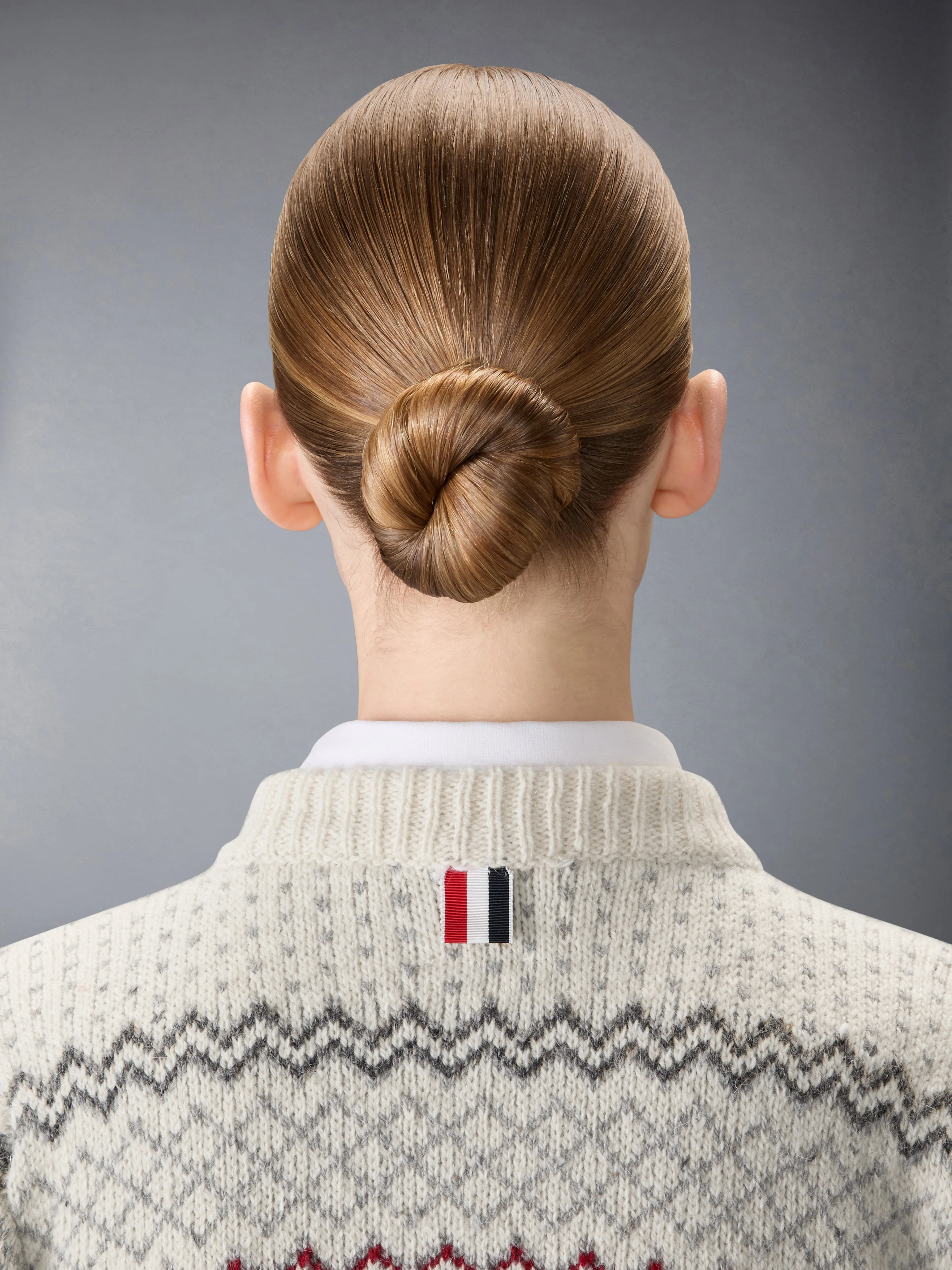 FAIR ISLE JACQUARD DONEGAL CROPPED CARDIGAN sold by Thom Browne product image thumbnail 5