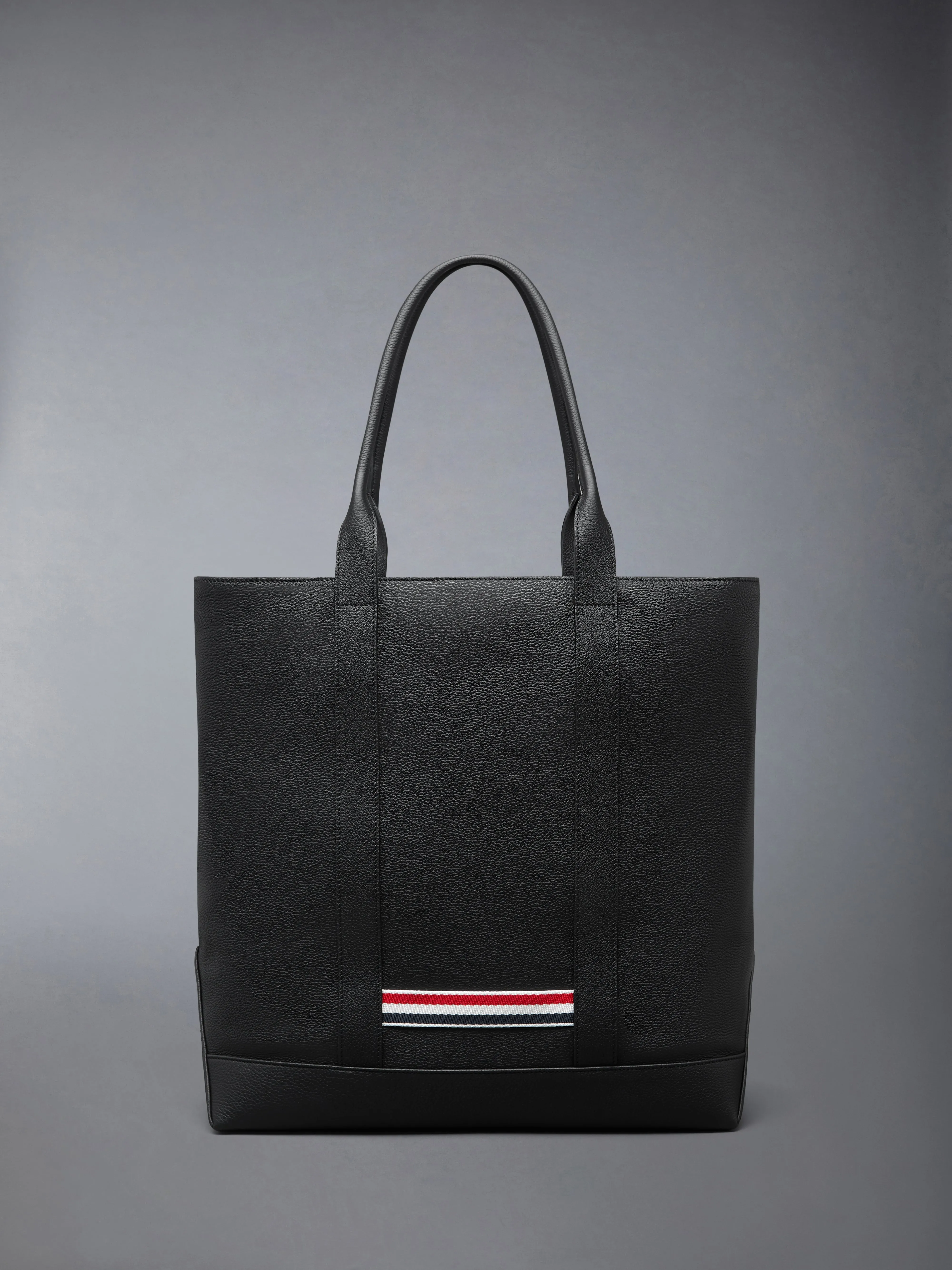 VERTICAL TOOL TOTE IN SOFT PEBBLE GRAIN LEATHER sold by Thom Browne product image thumbnail 3