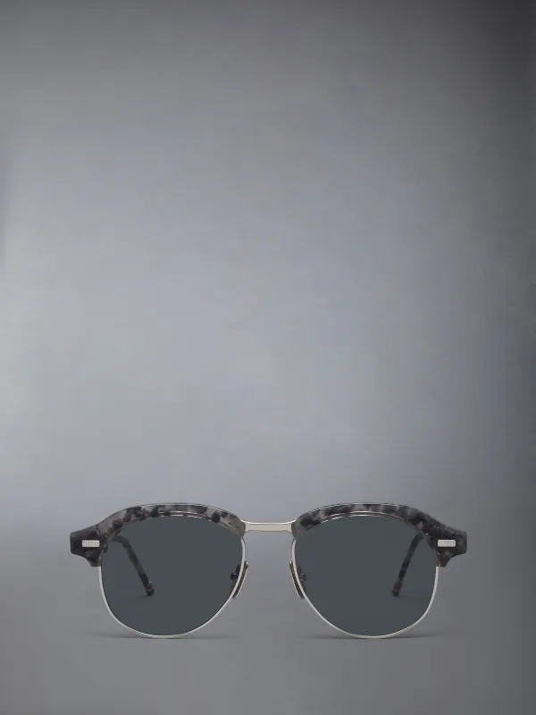 ACETATE AND TITANIUM PILOT SUNGLASSES made by Thom Browne